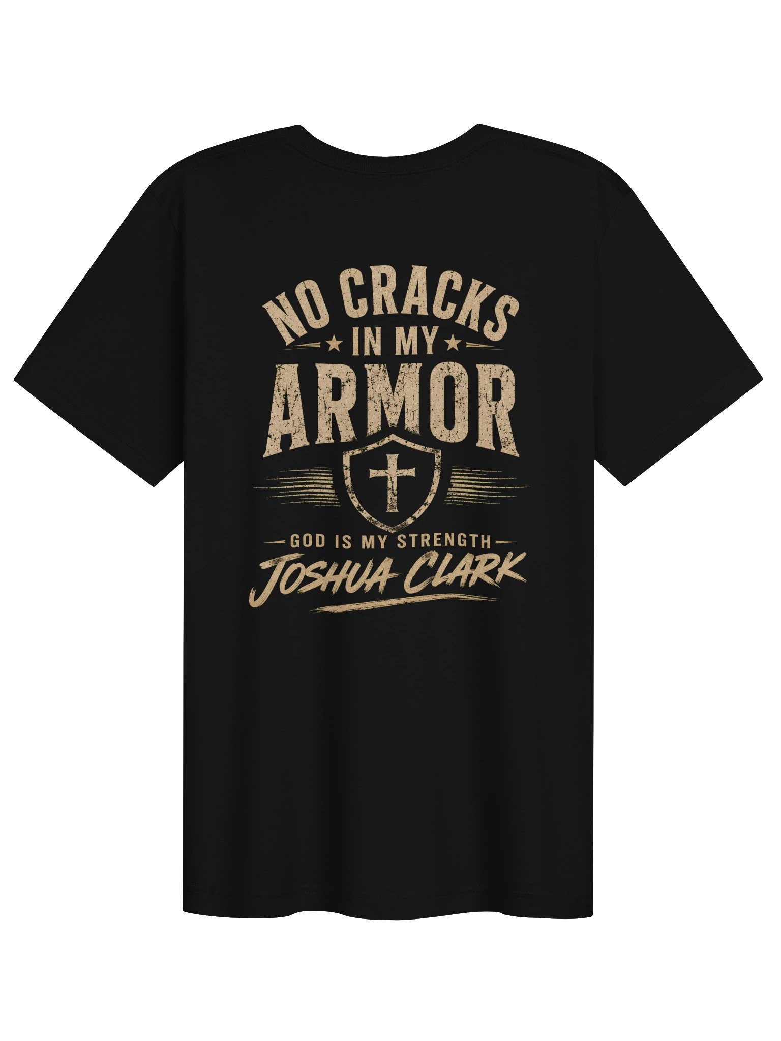 No Cracks In My Armor — Bella+Canvas Tee product image (2)