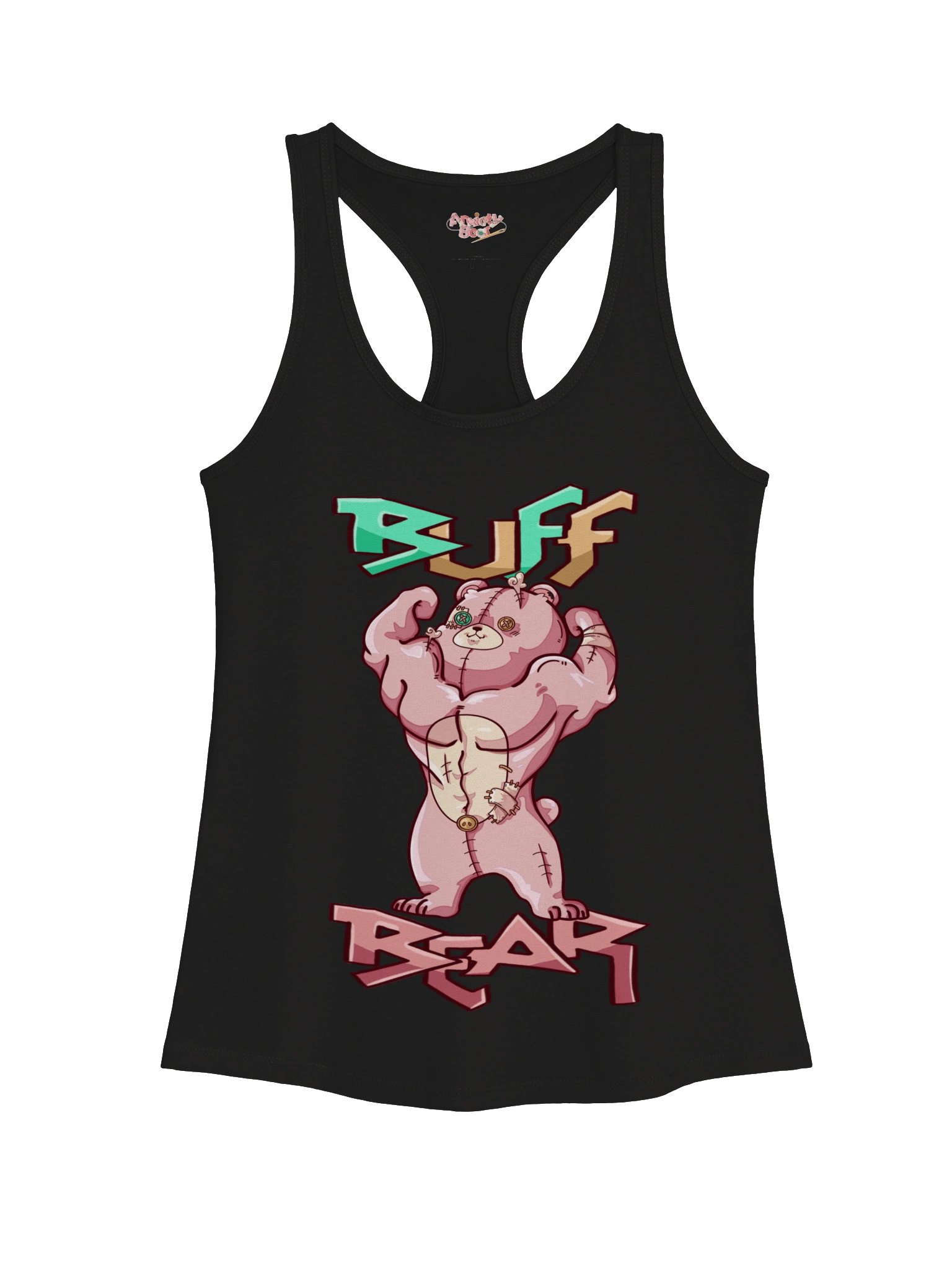 Anxiety Bear Racerback Tank product image (1)
