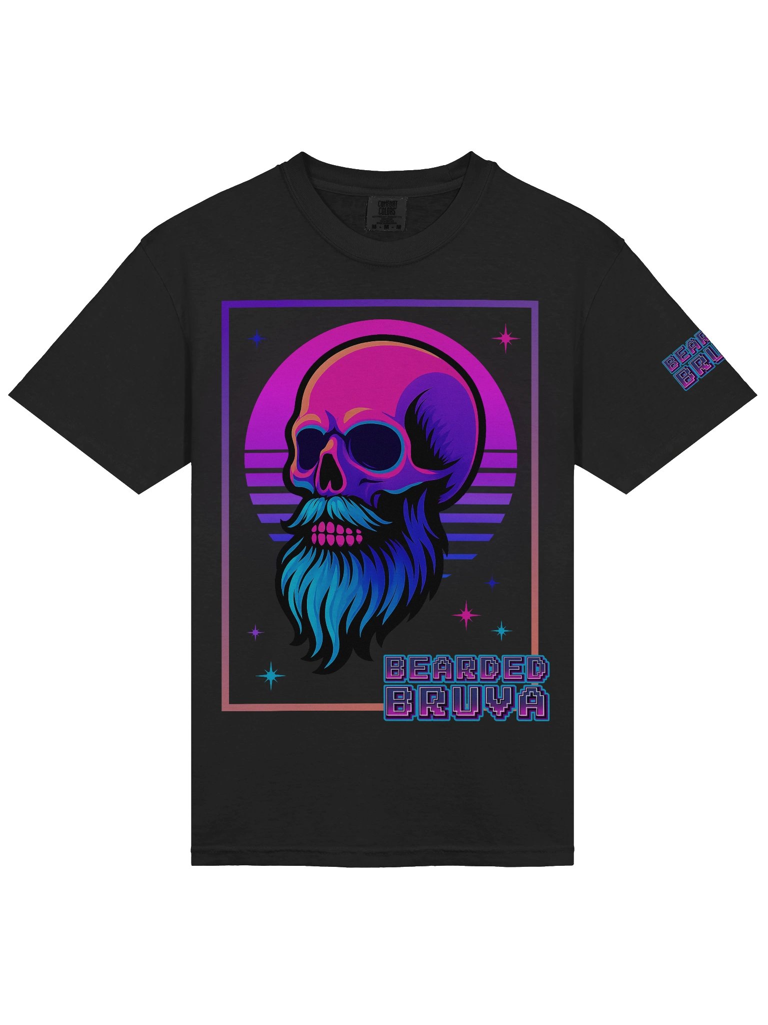 Pixelated Gradient Tee - BEARDEDBRUVA Edition product image (29)