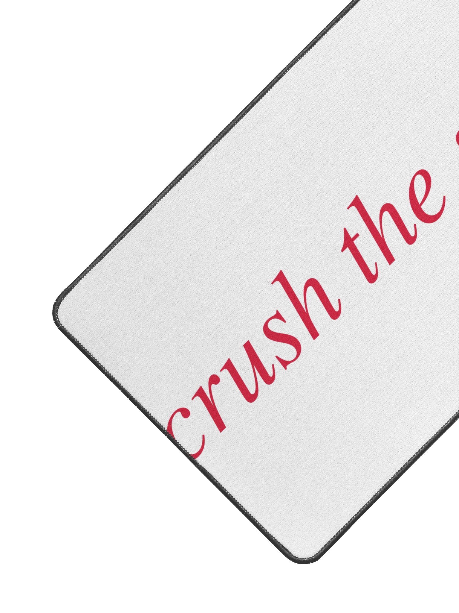 No ShopCo Desk Mat - Red on White product image (3)