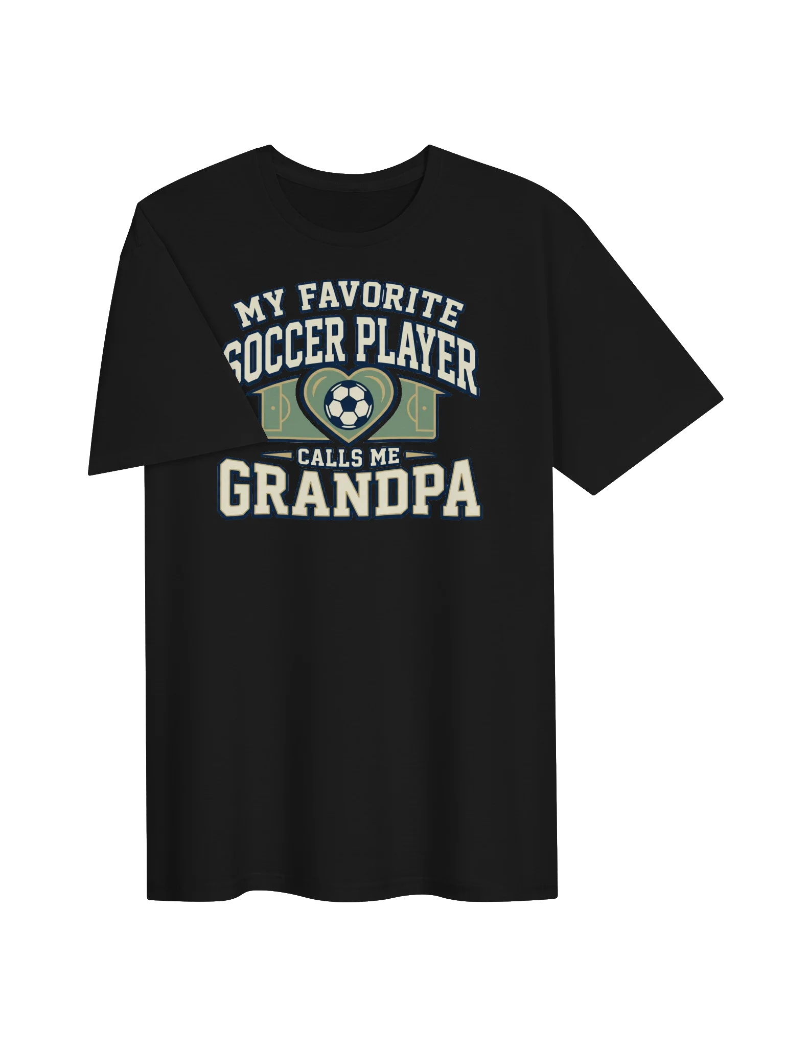 My Favorite Soccer Player Calls Me Grandpa Soccer Tee product image (25)