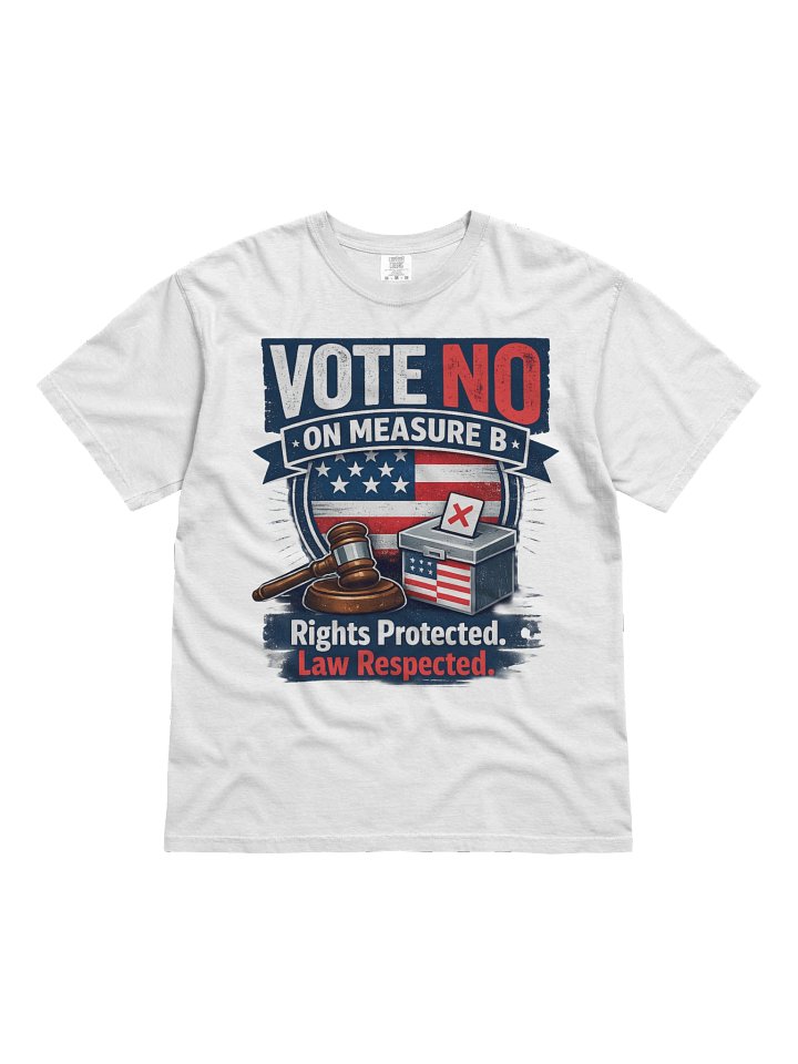Vote No on B T-shirt product image (9)