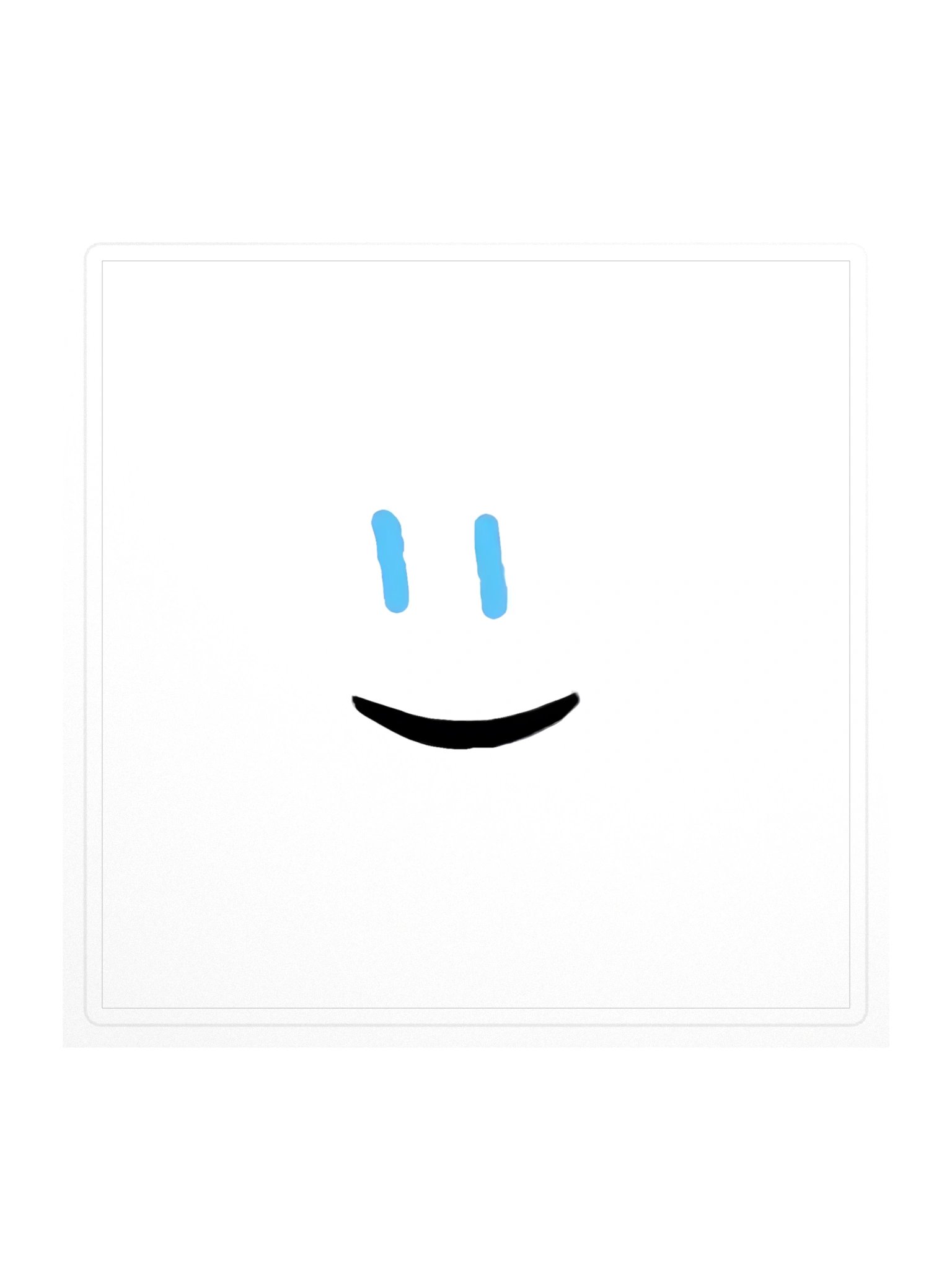 Blue: SMILEY STICKER product image (1)
