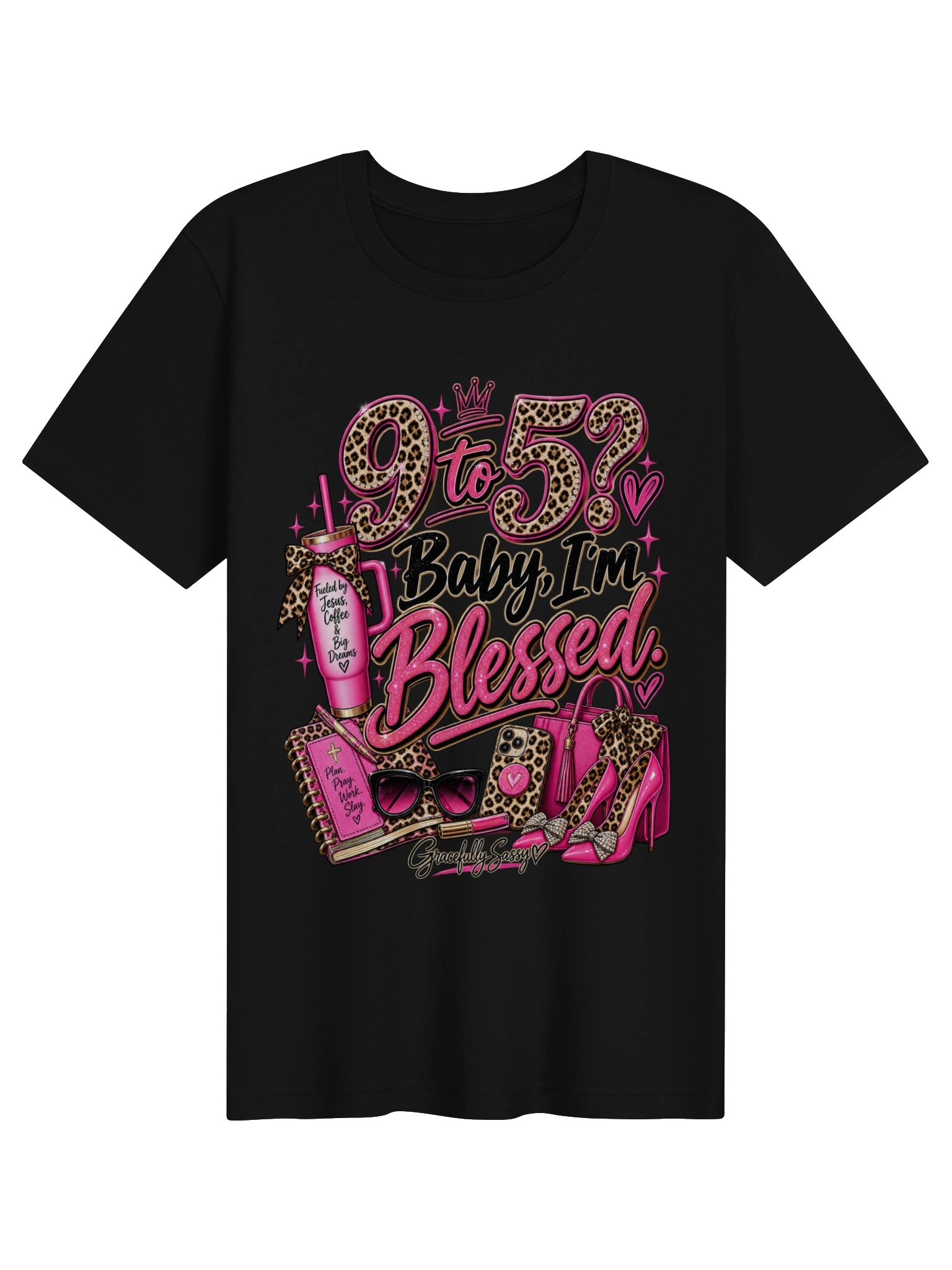 9 to 5? Baby, I’m Blessed Tee product image (3)