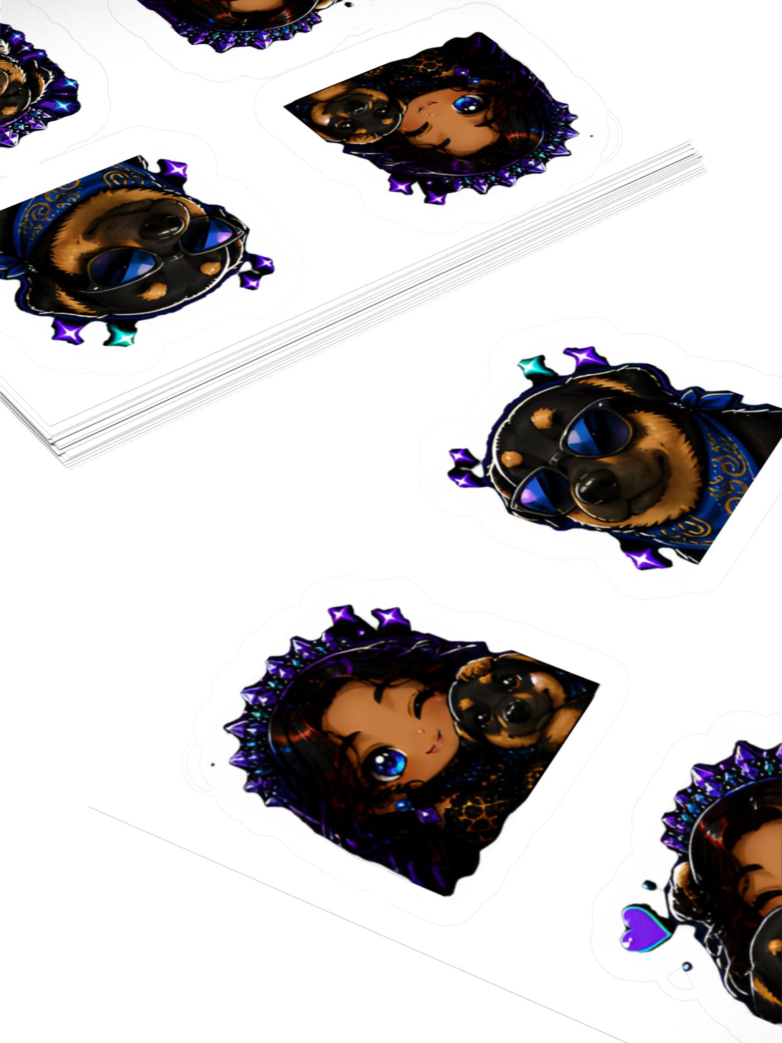 QueenB & Midnight Stickers product image (4)