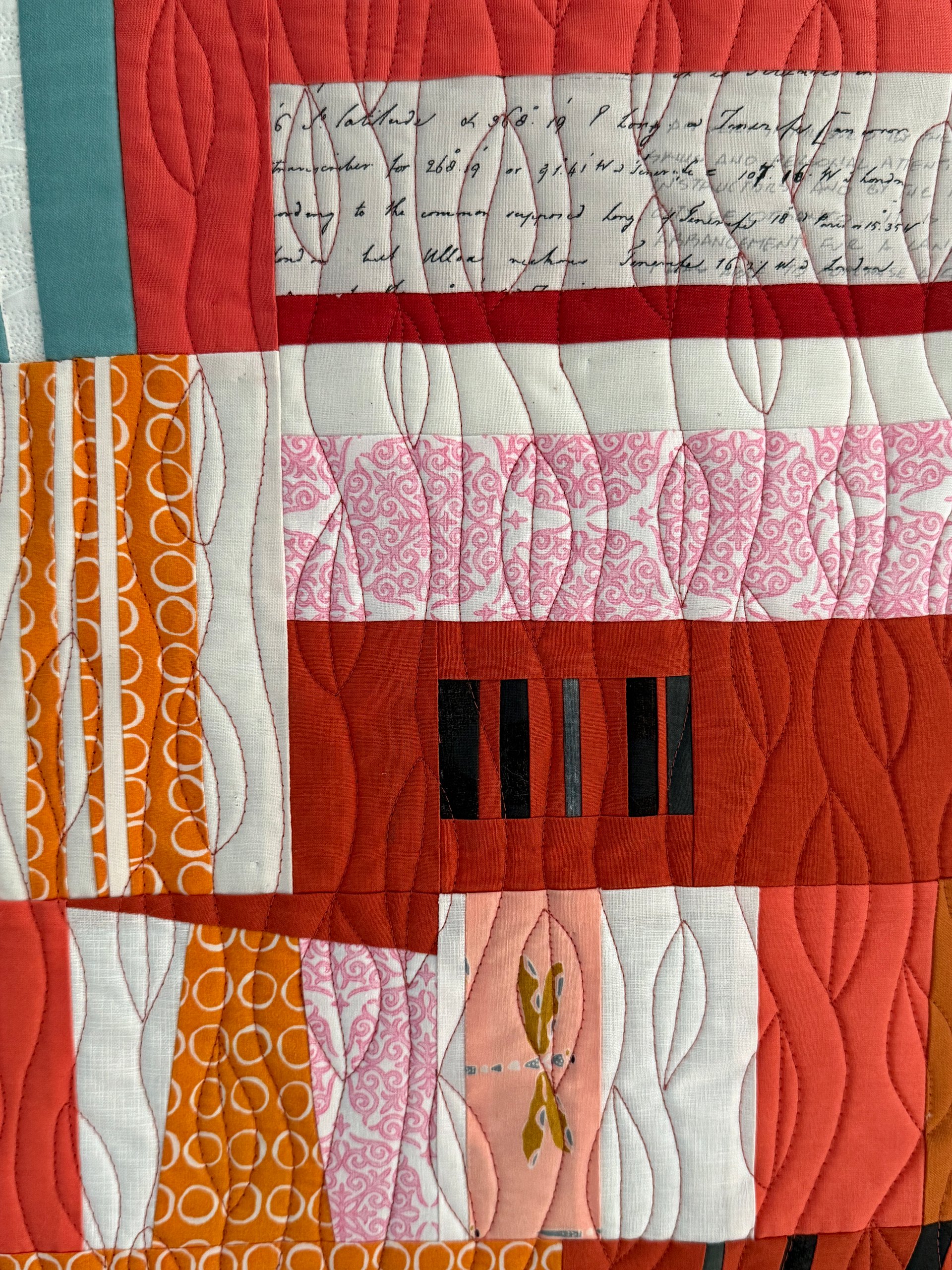 Wall Quilt: Orange Collage product image (2)