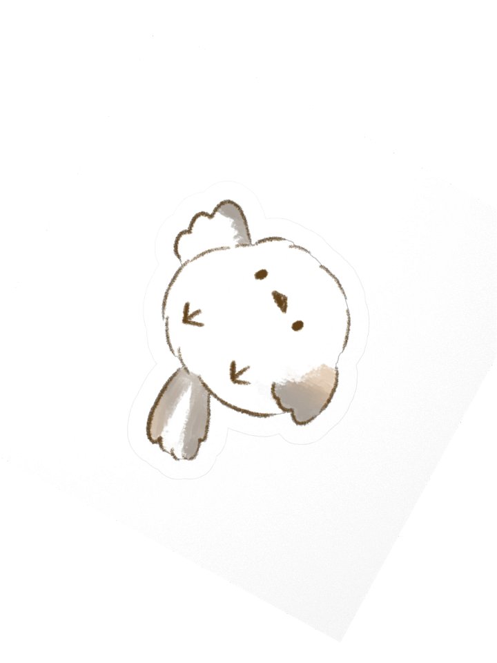 Fluffy Simaenaga Sticker product image (5)