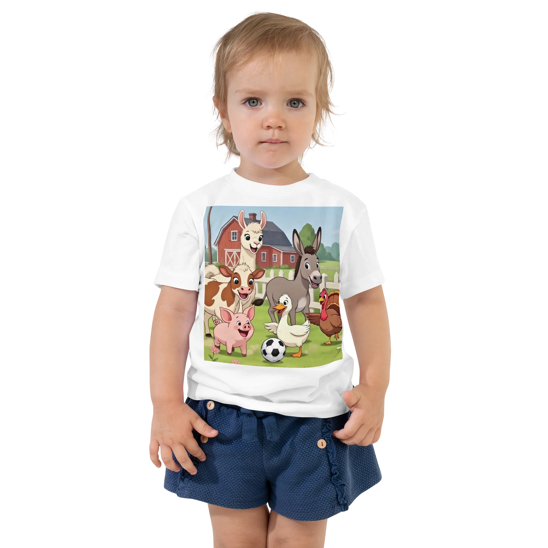Farm Friends Soccer Fun Toddler Tee product image (1)