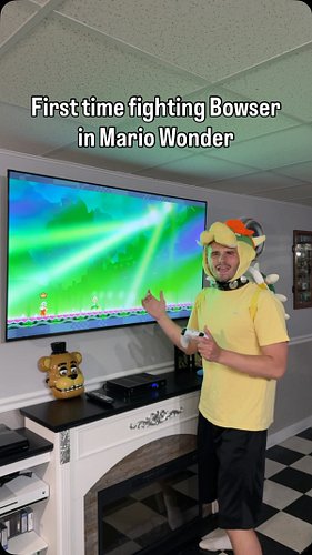 First time fighting Bowser in Mario Wonder! 🔥
#mario #nintendo #bowser #videogames
