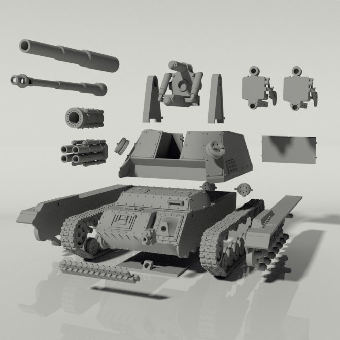 Grim Hummel Artillery STLs product image (8)