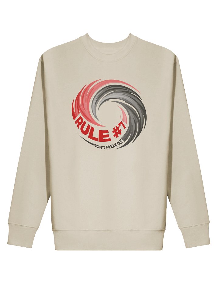 Rule #7 Sweatshirt Pewter and Red product image (72)