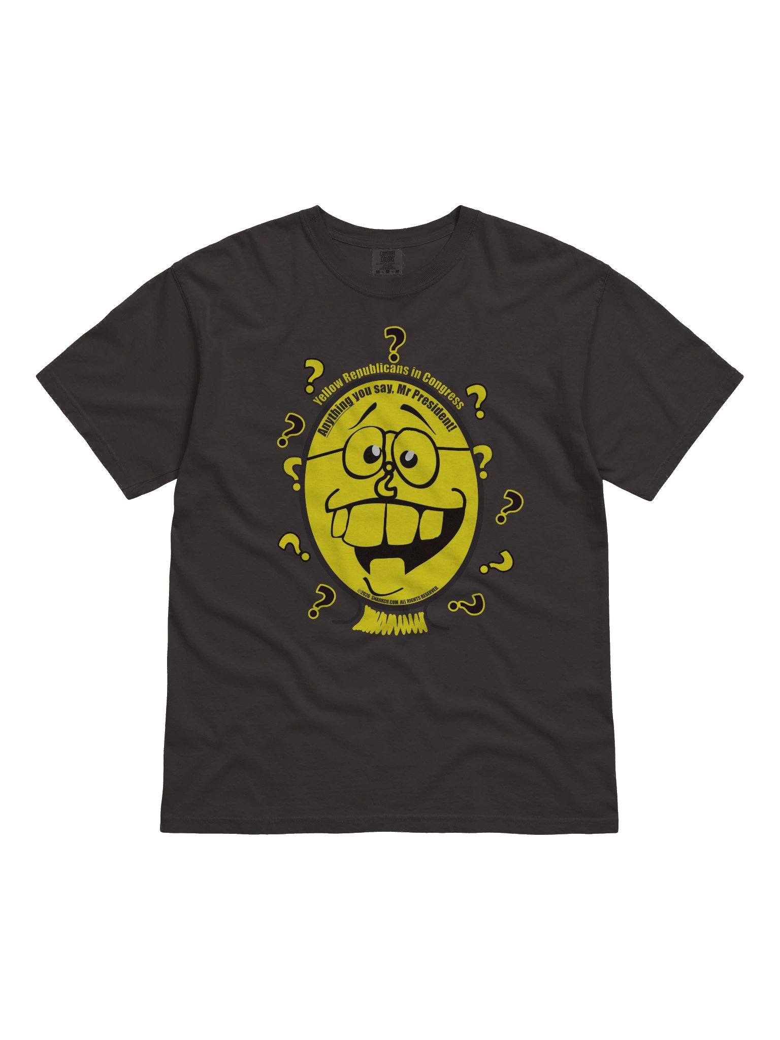 Political T-shirt says: Yellow Republicans in Congress: Anything You Say Mr President! product image (2)