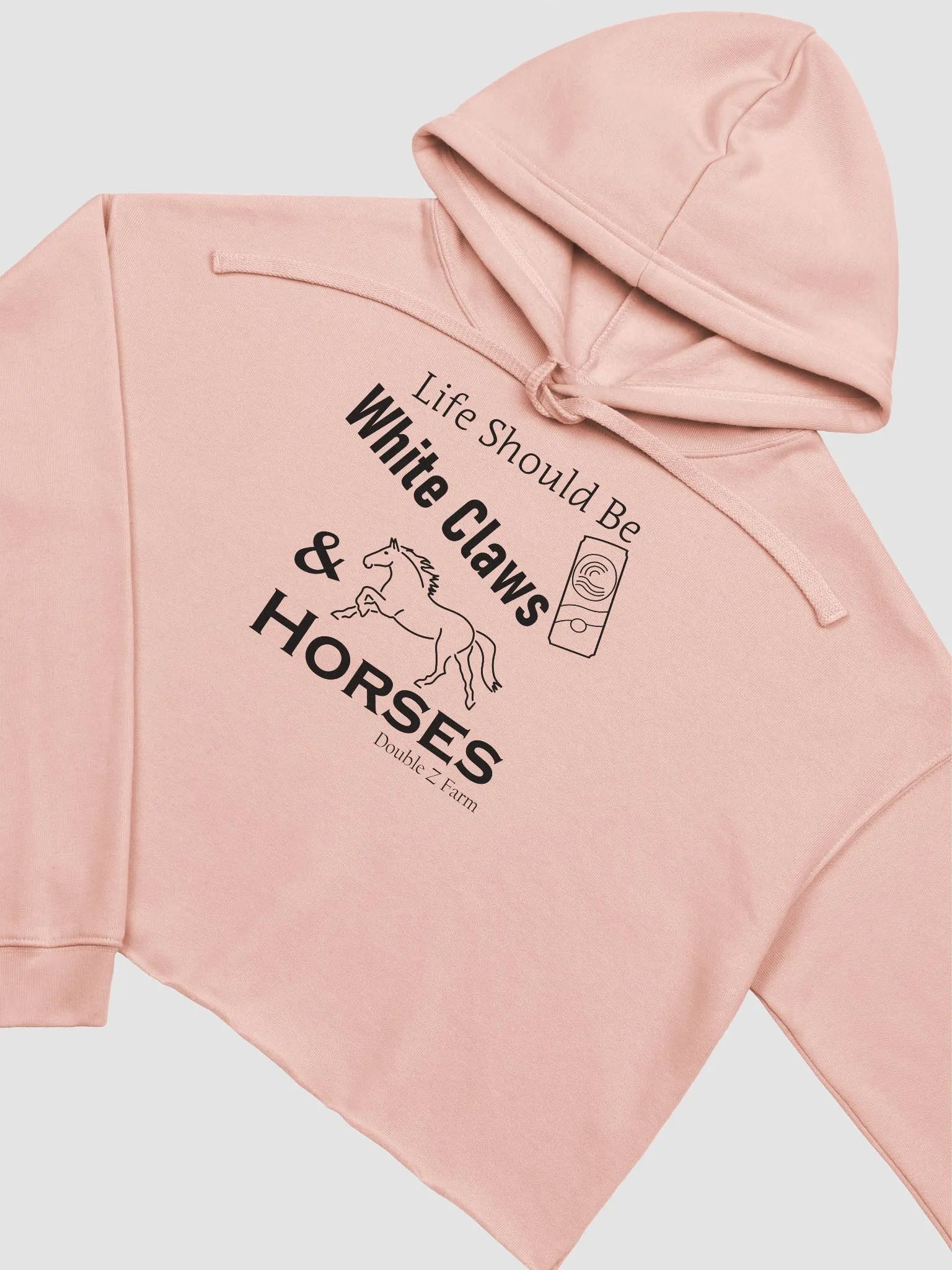 White Claws and Horses Cropped Hoodie product image (3)