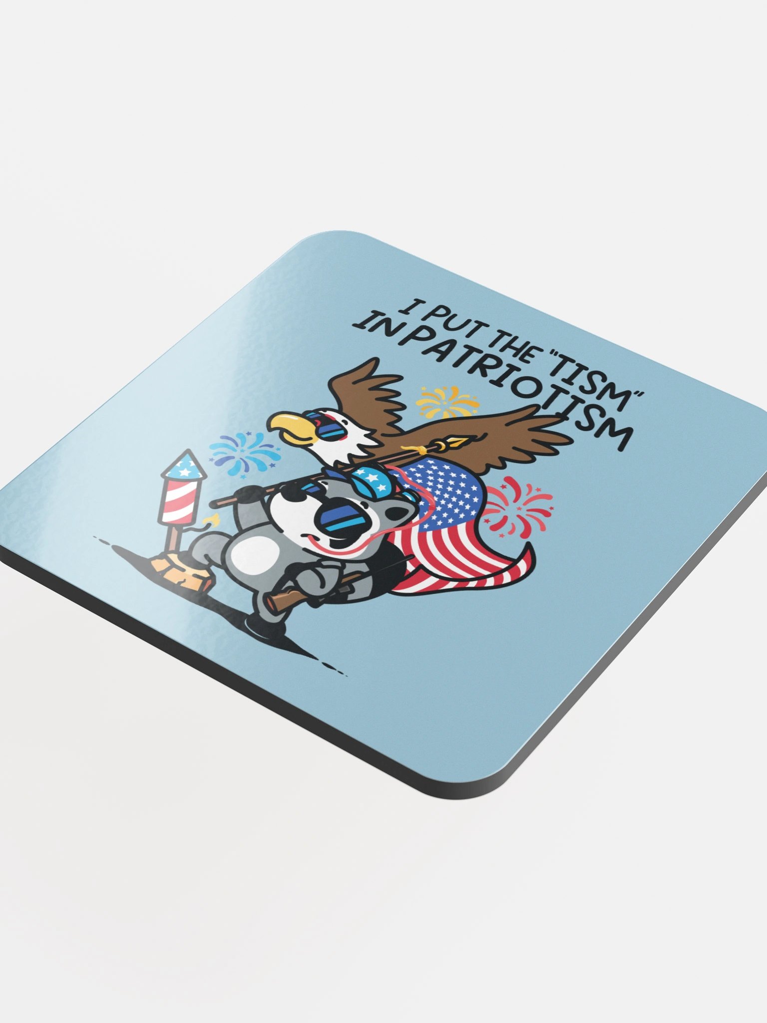 'Tism In Patriotism Coaster product image (4)