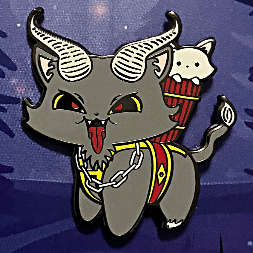 Krampus Cat Pin product image (1)