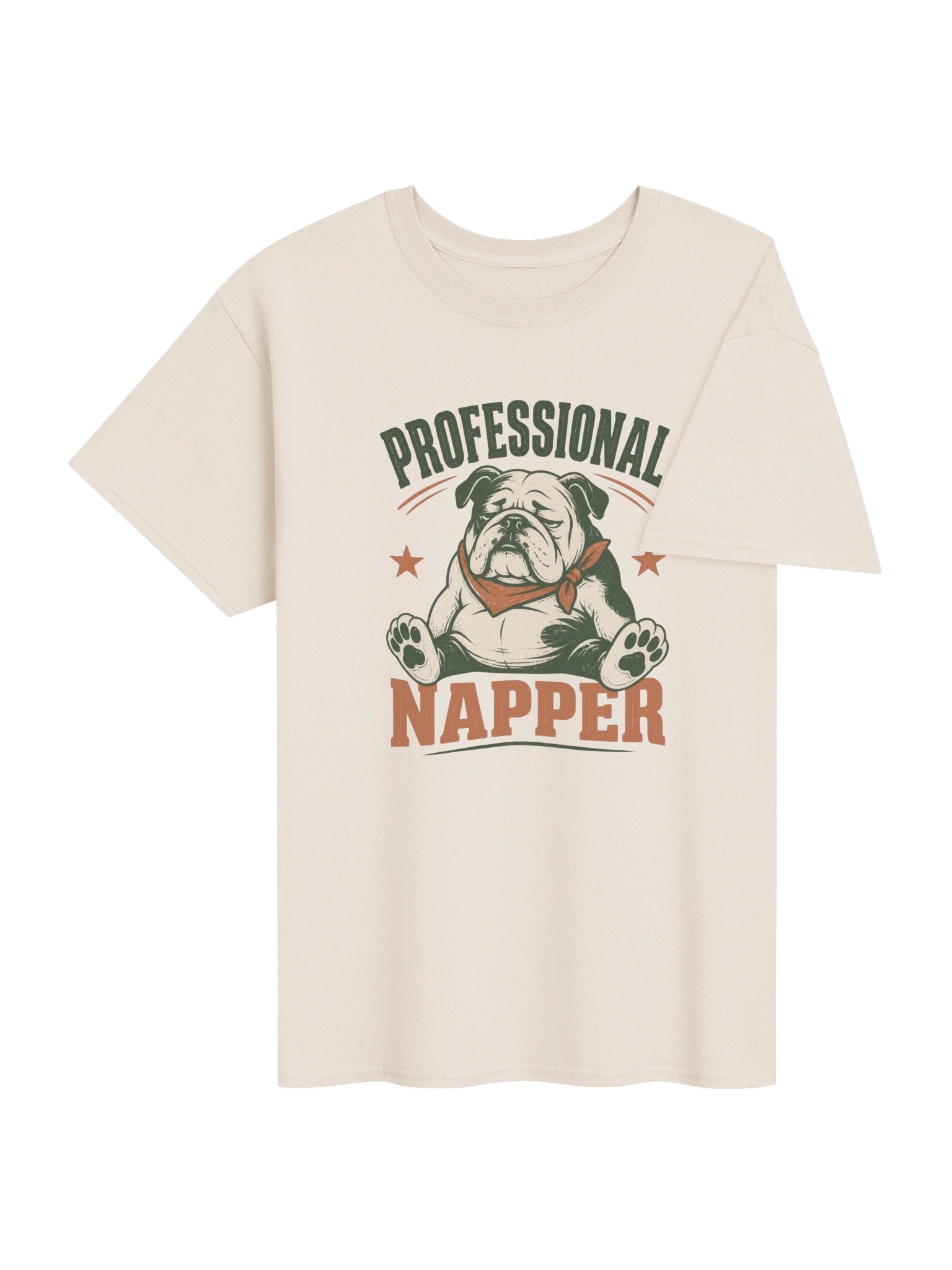 Professional Napper Bulldog T-Shirt – Funny Vintage Dog Lover Gift product image (22)