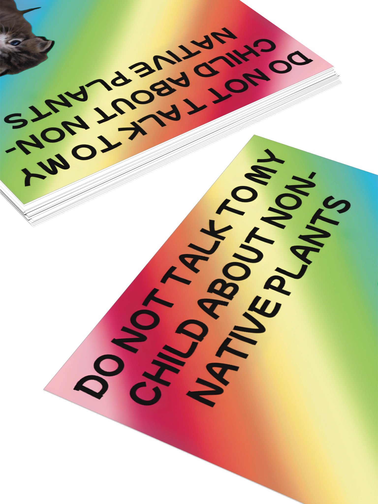 Do Not Talk to My Child About Non-native Plants Sticker product image (10)