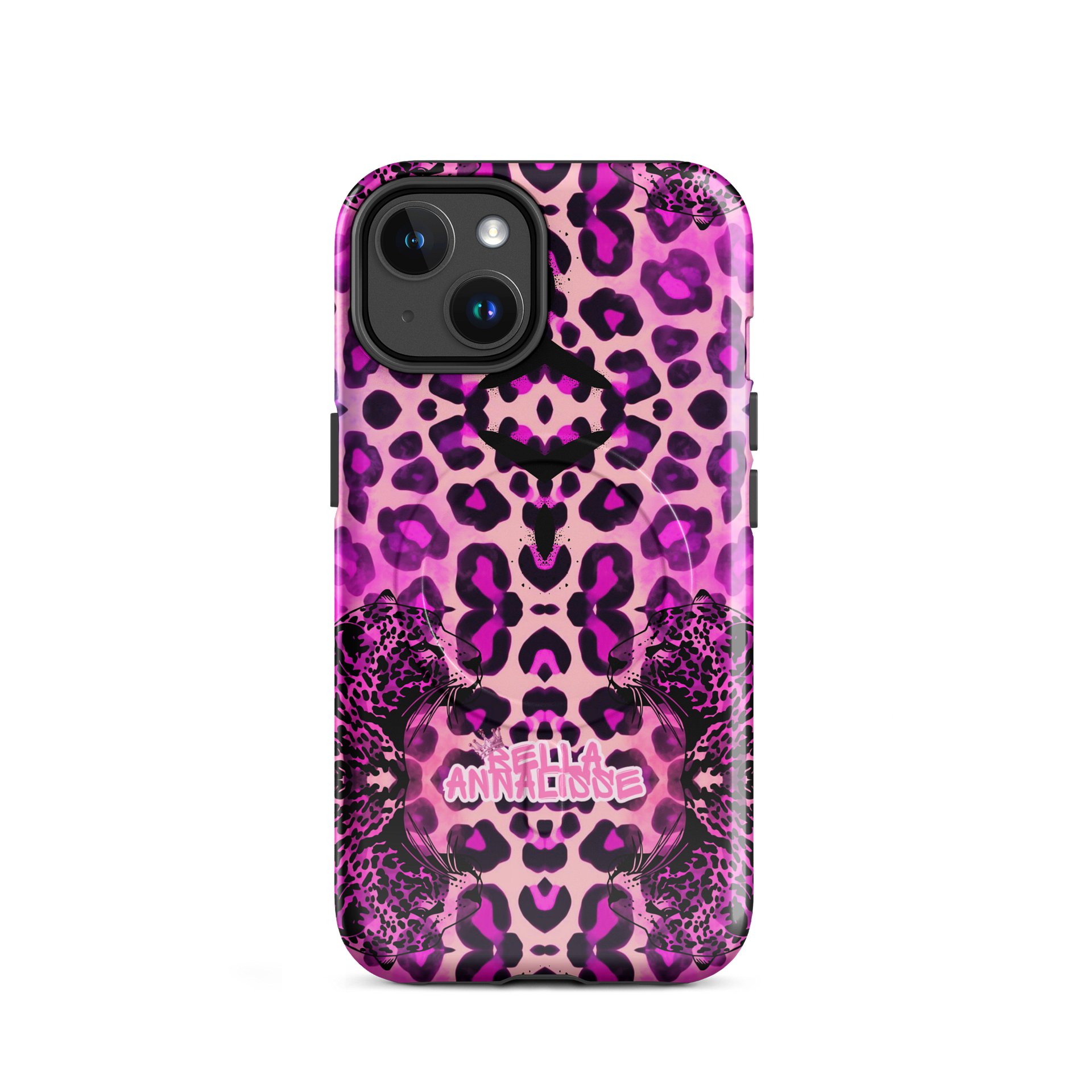 Kaleidoscopic Leopard Print MagSafe® Tough Case product image (17)