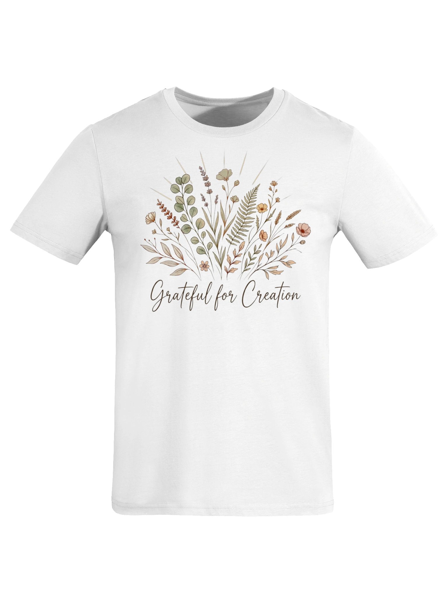 Grateful for Creation – Creation Care Faith Organic Cotton T-Shirt product image (24)