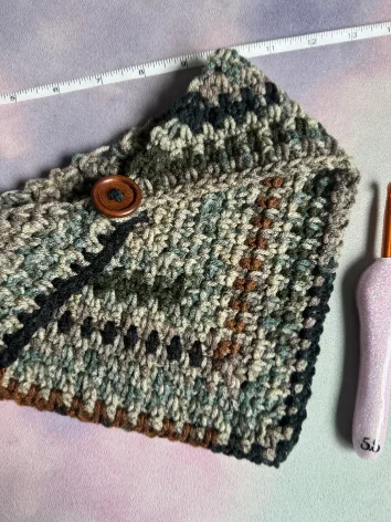 Crochet Moss Stitch Dog Bandana Pattern product image (1)