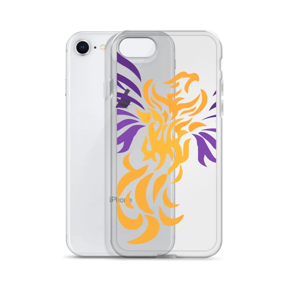 Rising Phoenix Clear Phone Case product image (2)