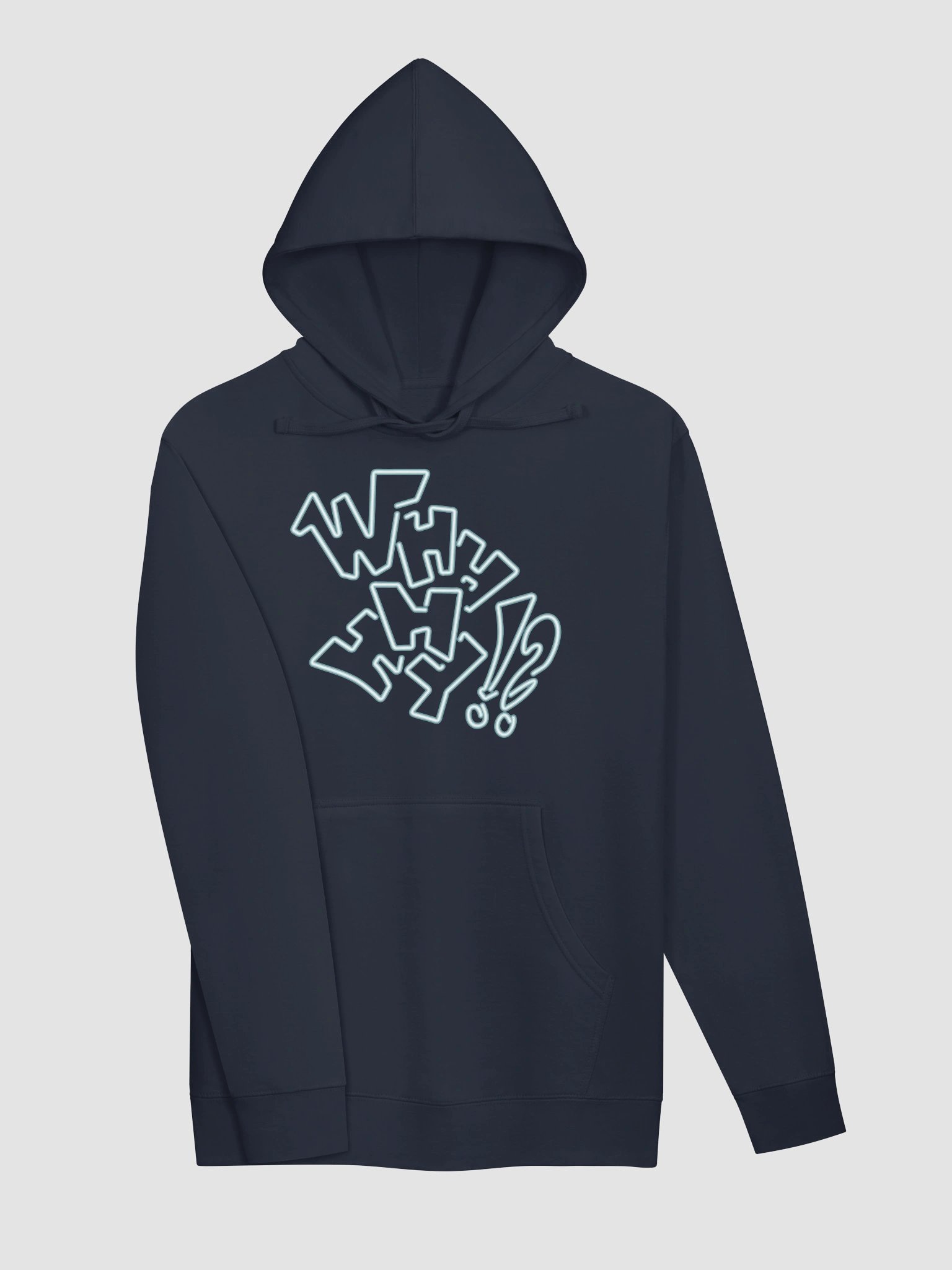 Neon Why Hoodie product image (2)