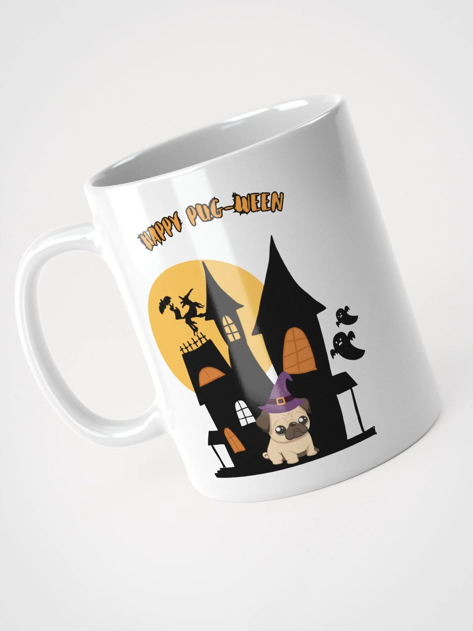 Happy Pug-Ween Halloween Castle Mug product image (3)