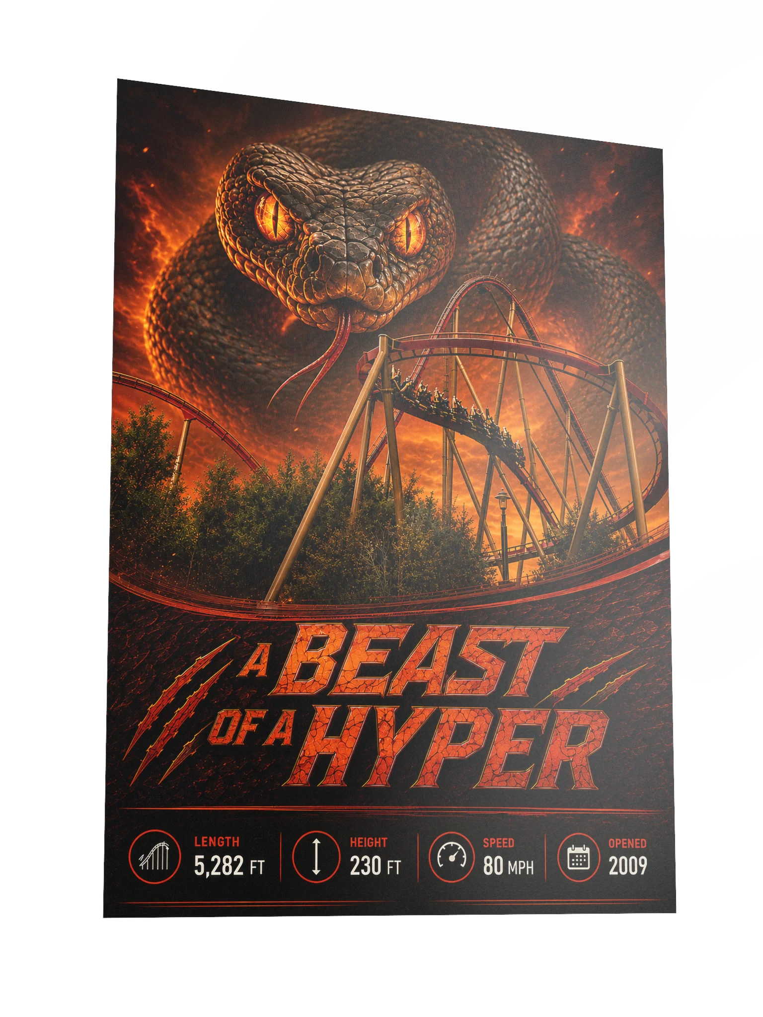 D-Back KI Poster - A BEAST of a Hyper! | 18x24" product image (3)