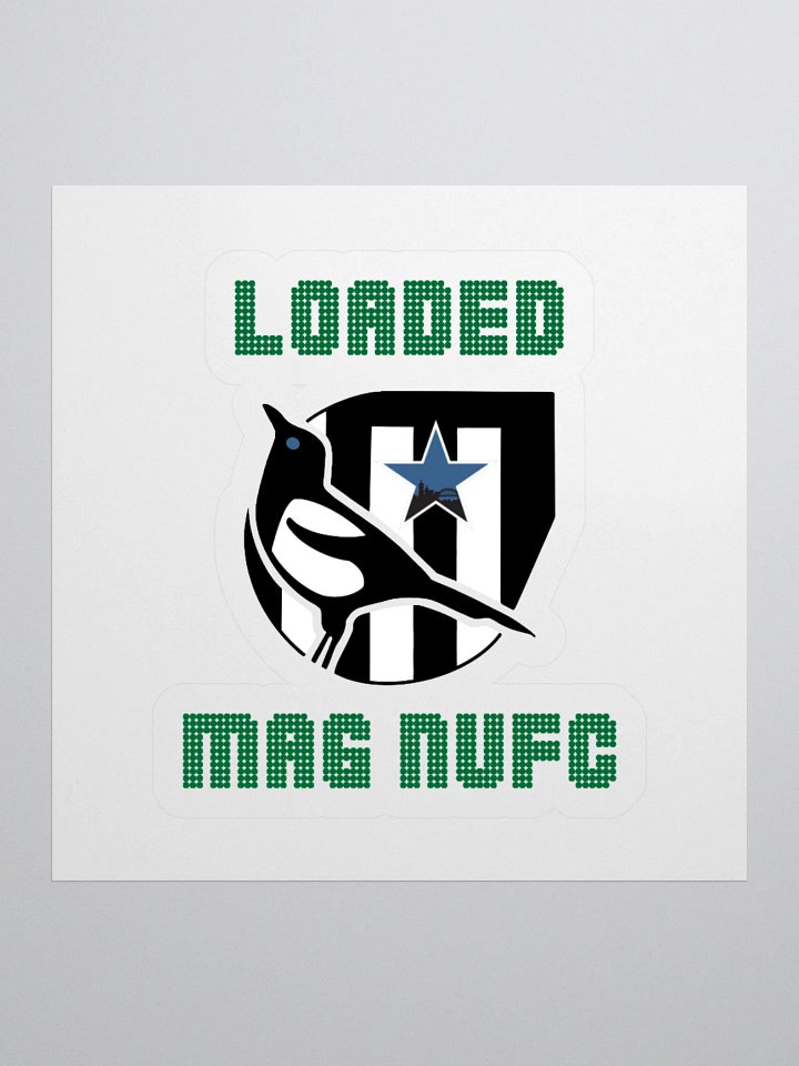 Loaded Mag NUFC Kiss Cut Stickers product image (1)