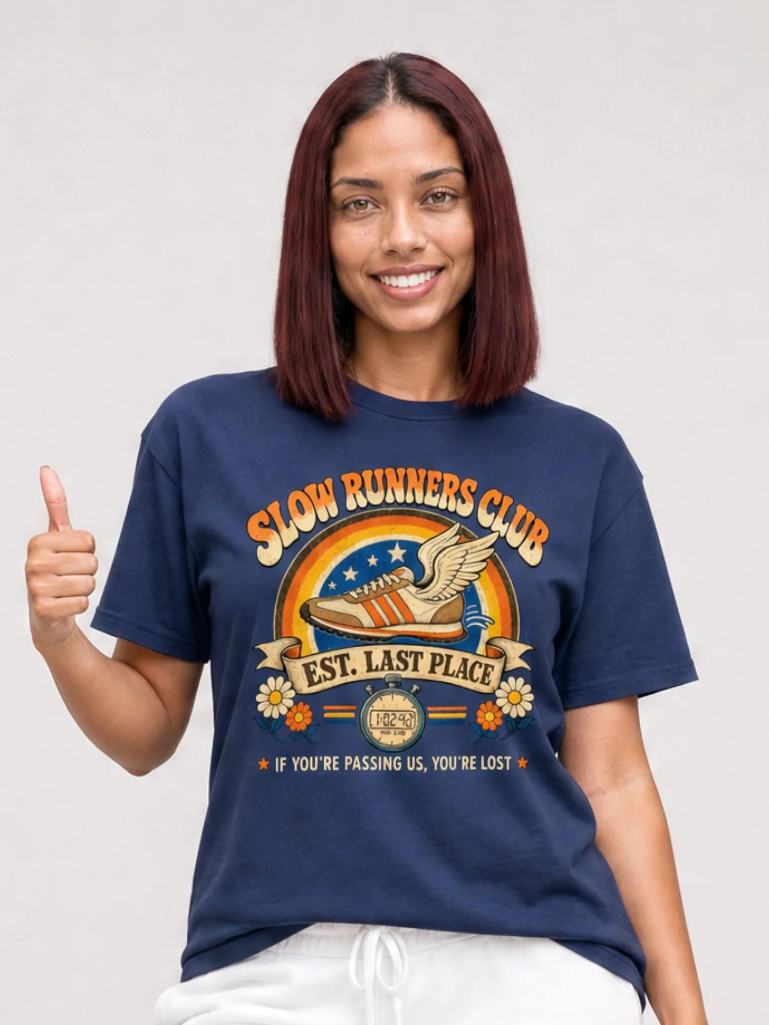 Slow Runners Club Graphic T-Shirt product image (2)