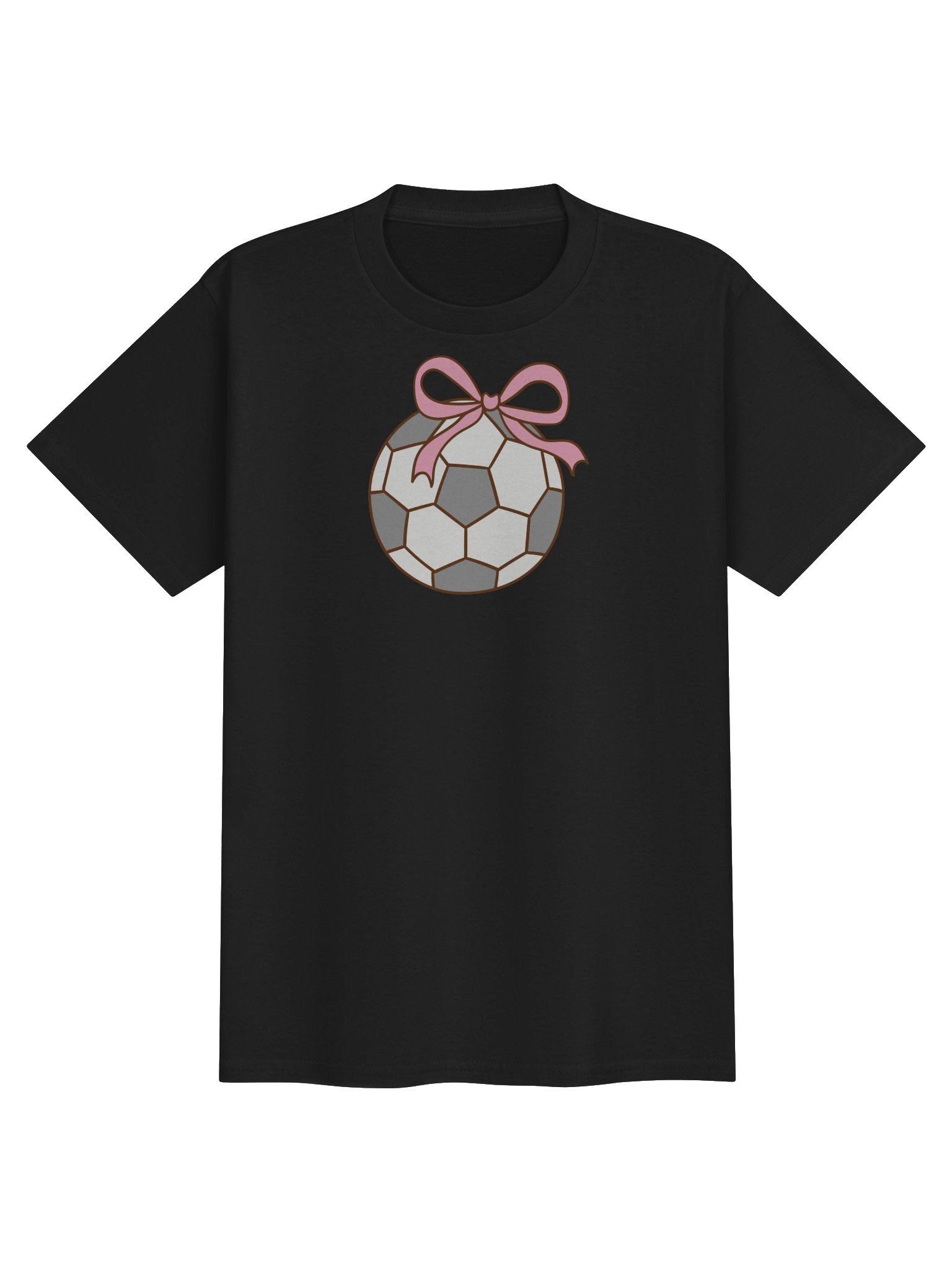 Youth Soccer and Bow T-Shirt product image (1)