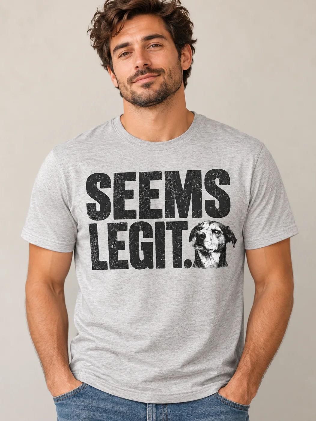 Funny Dog T-Shirt | Sarcastic Dog Shirt | Dog Lover Graphic Tee | Men’s Dog Shirt product image (1)