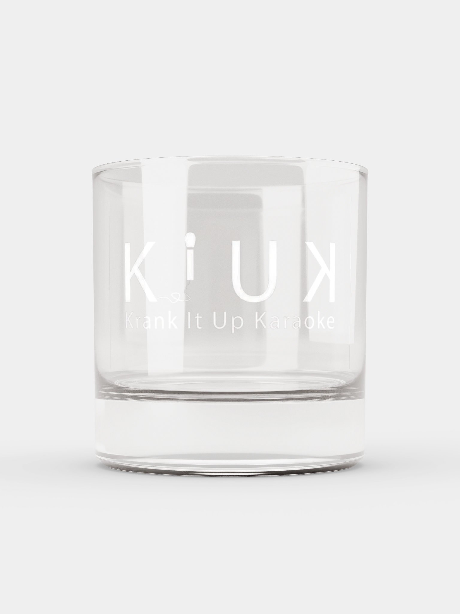 KIUK Rocks Glass — Word Logo product image (1)
