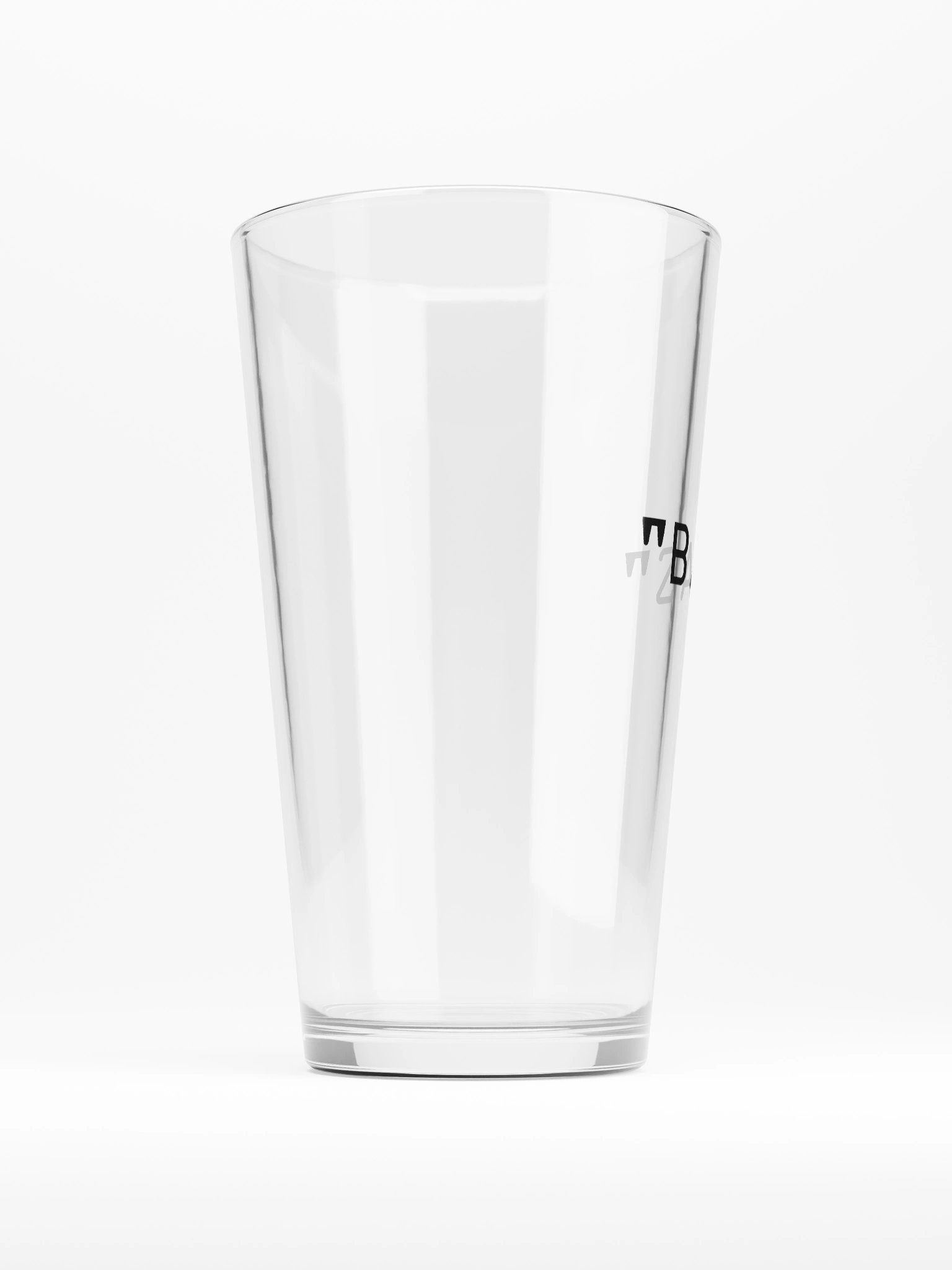 "BATAS" | Clear Tall Glass product image (2)