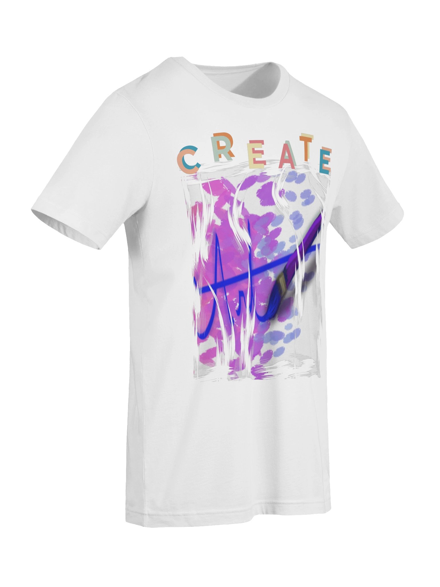 "Create Art" T-Shirt. Women's Bella+Canvas Supersoft T-Shirt product image (4)