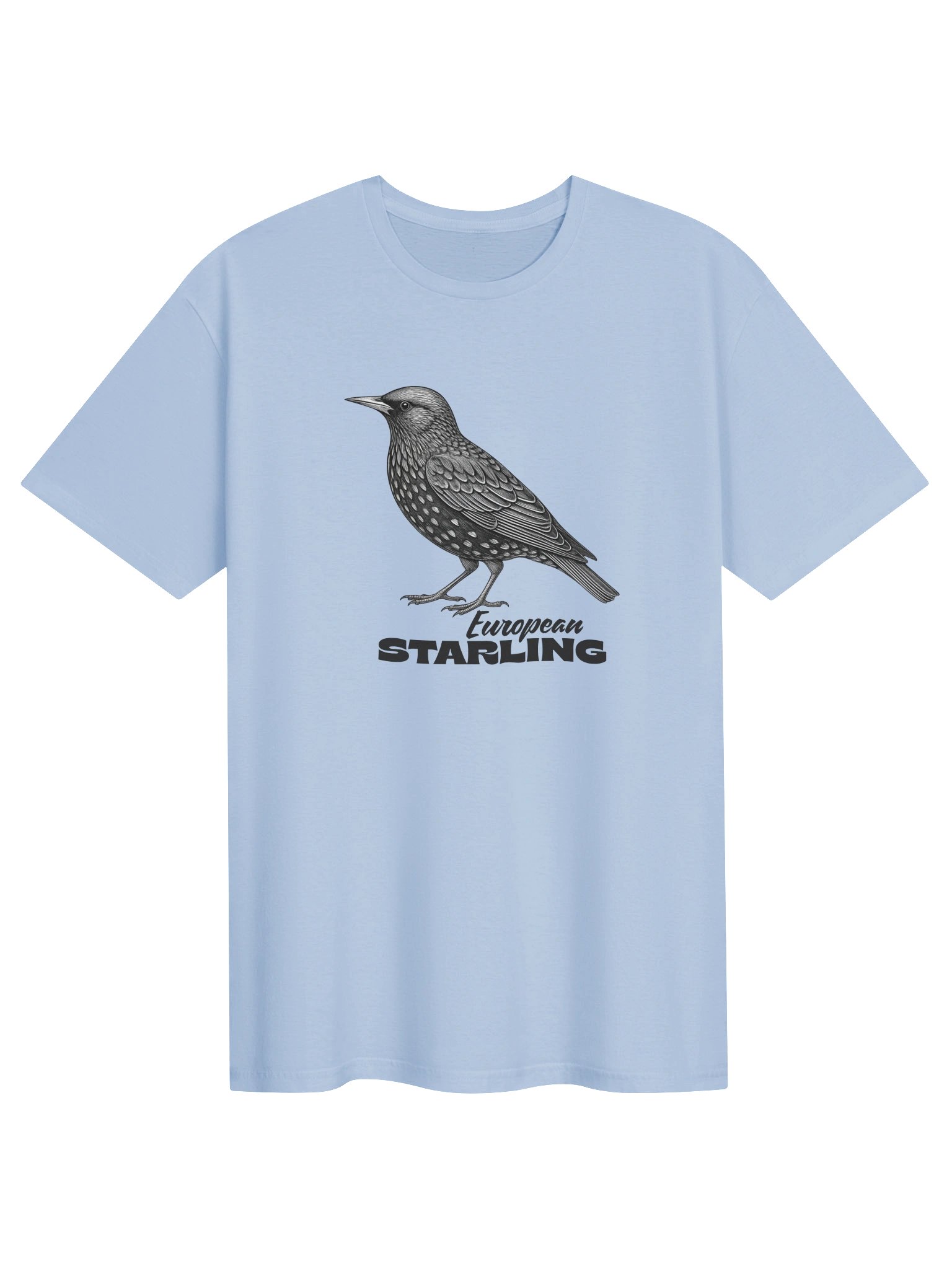 European Starling T-Shirt – Vintage Songbird Graphic Tee & Backyard Birder Gift product image (7)