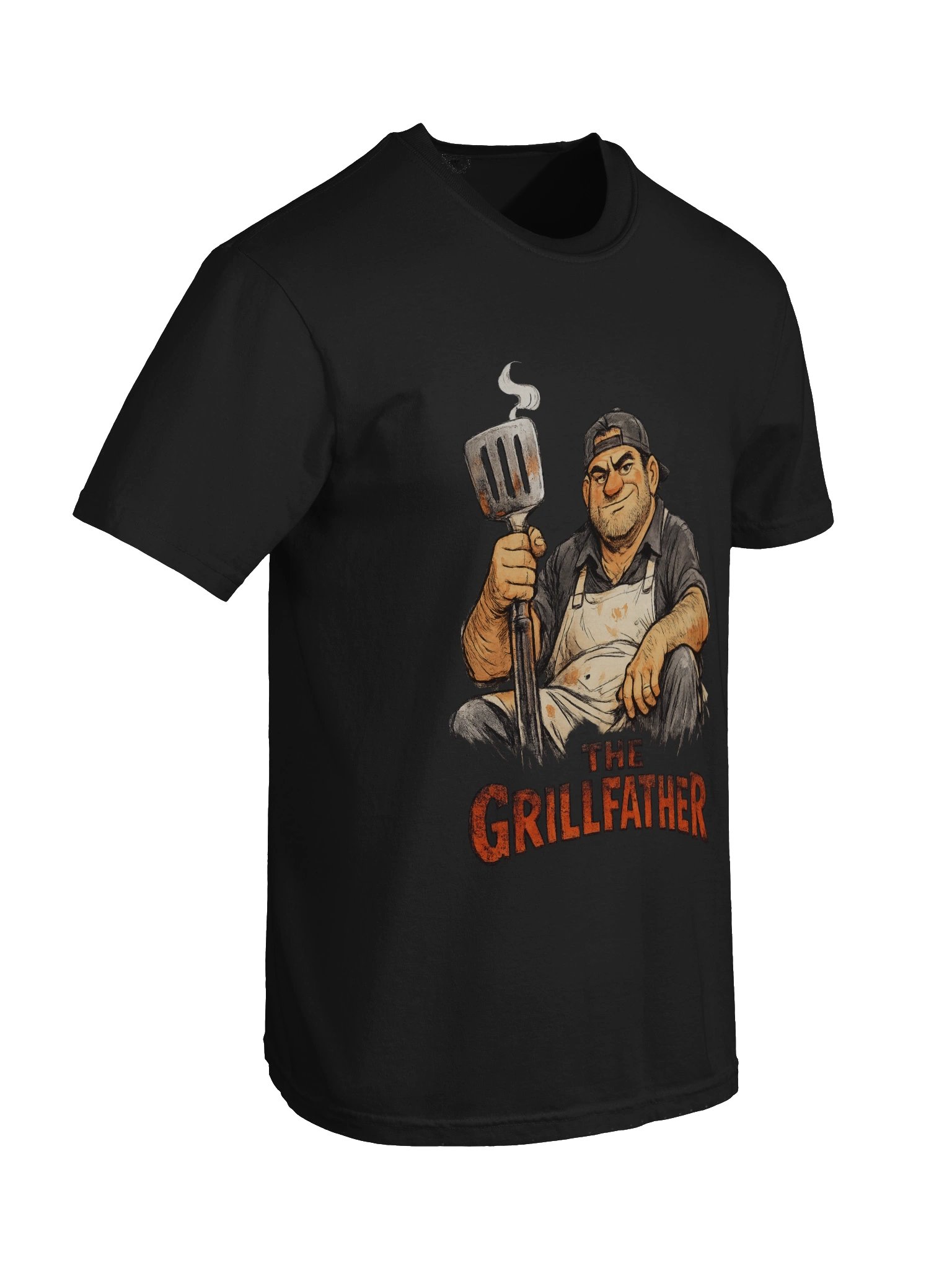 The Grillfather — BBQ Dad Boss Tee product image (39)
