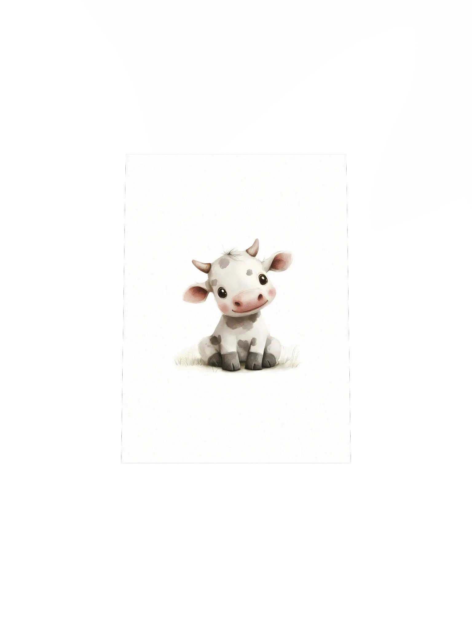 Daisy the Cute Cow Nursery Decor Print product image (5)