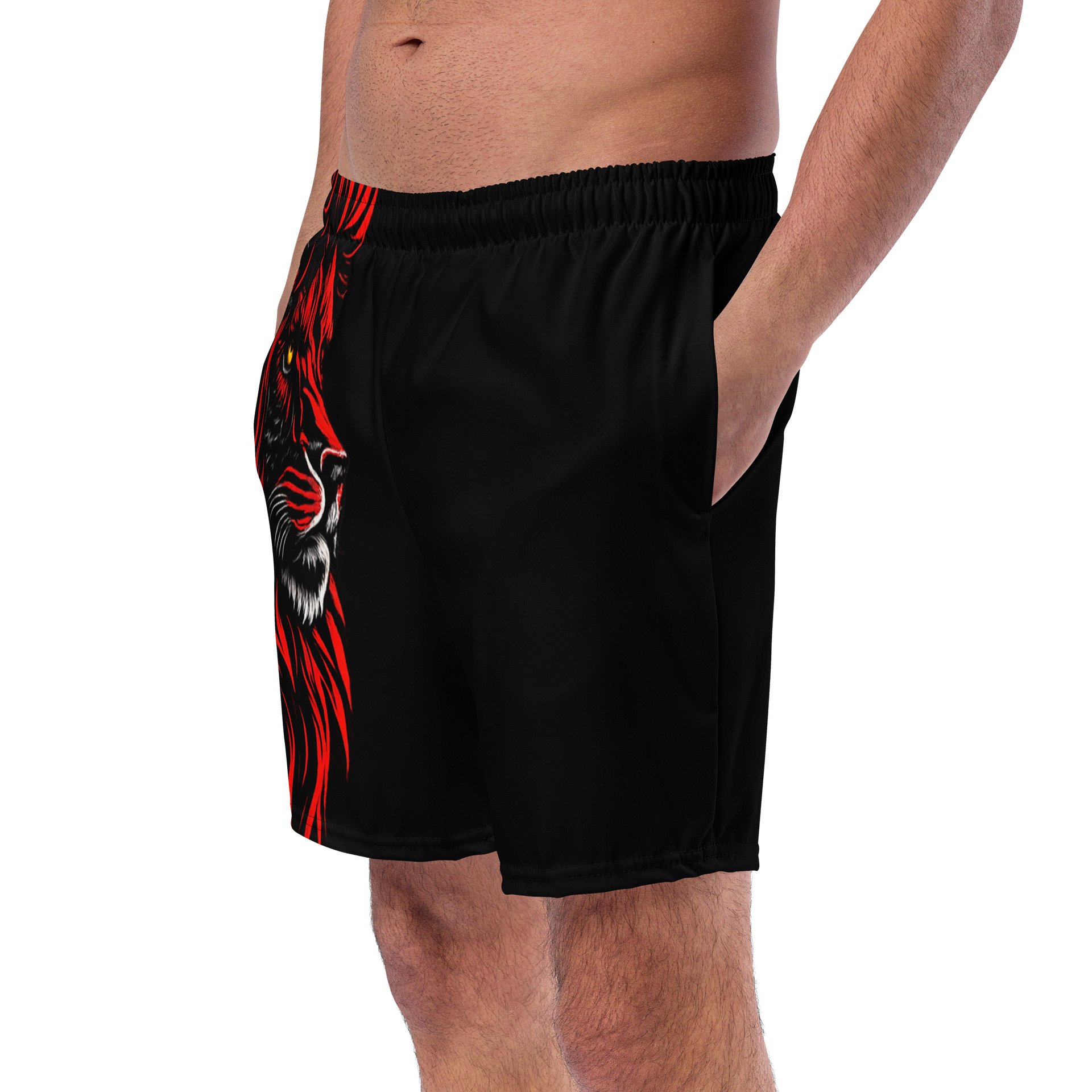 Red Mane Lion Swim Trunks product image (2)