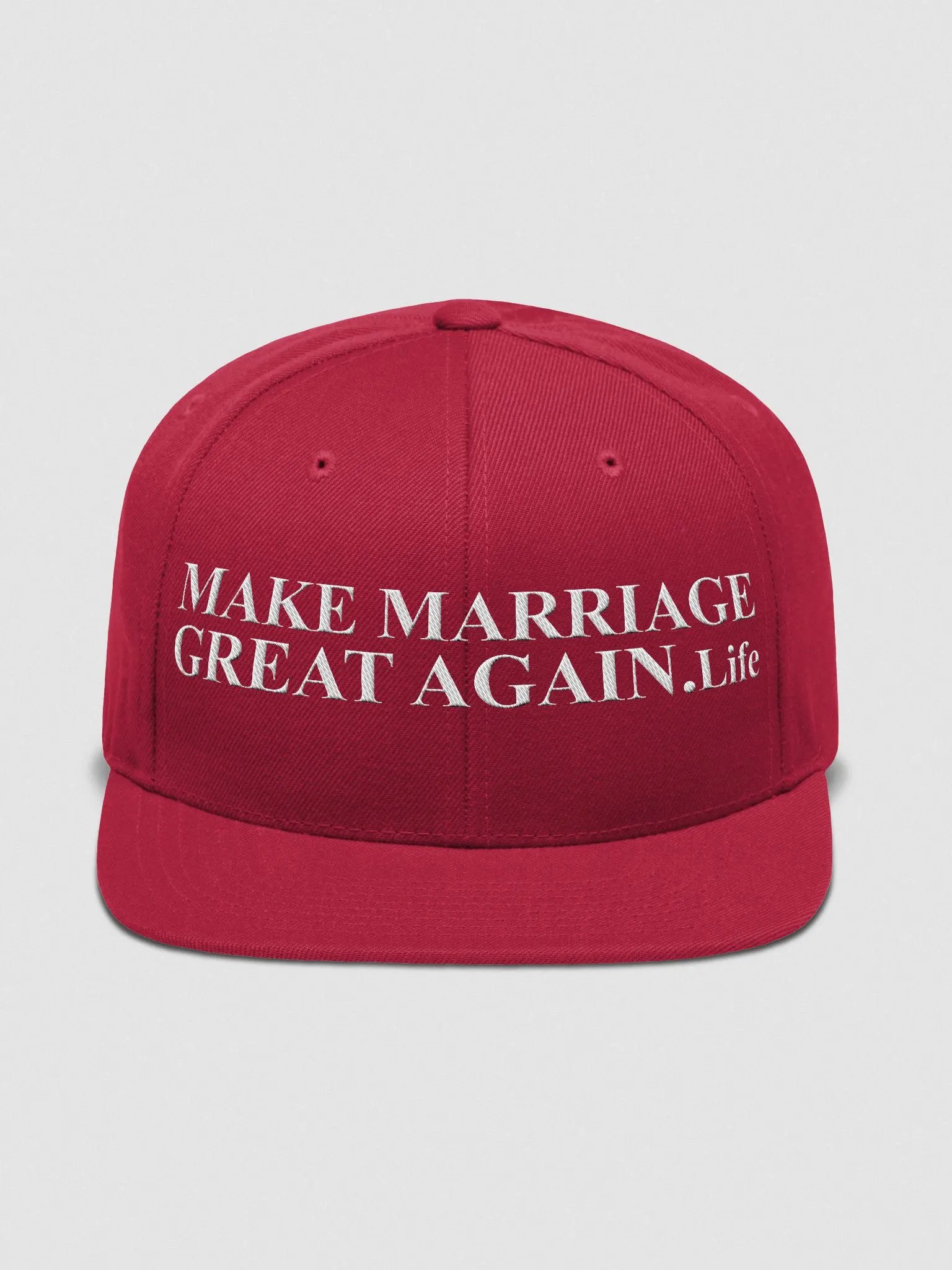 Hat: MAKE MARRIAGE GREAT AGAIN.Life Front and Back only product image (1)
