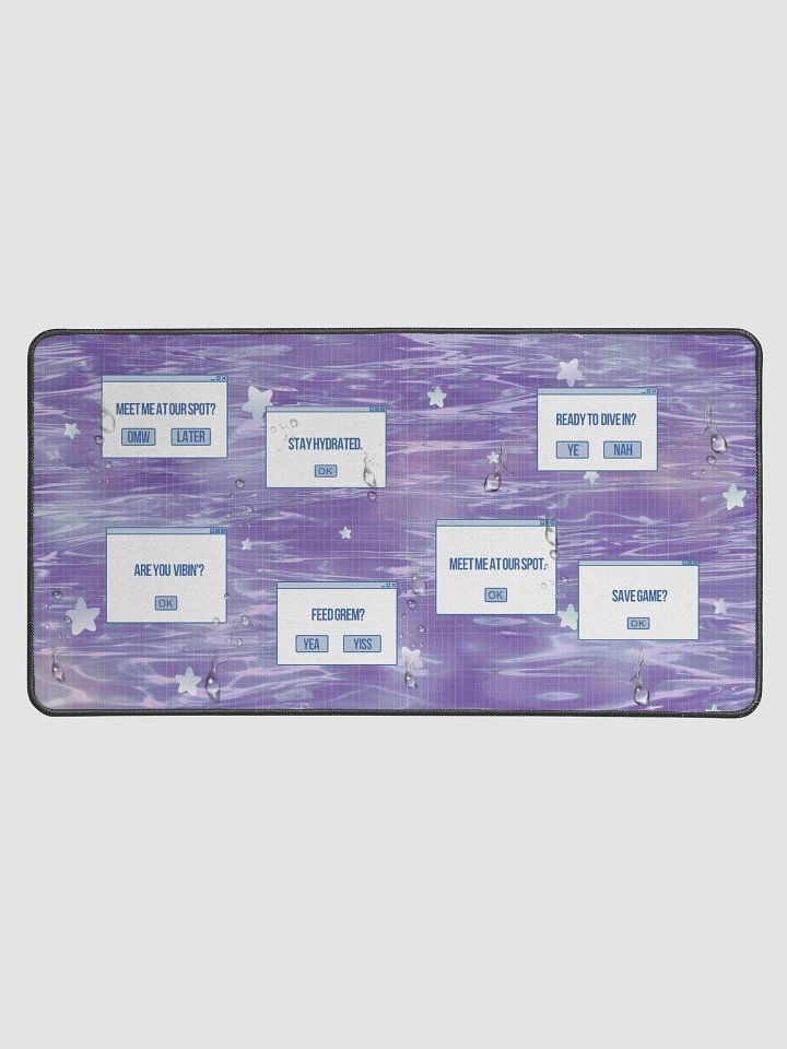 Aquarium Windows Deskmat - Purple product image (1)