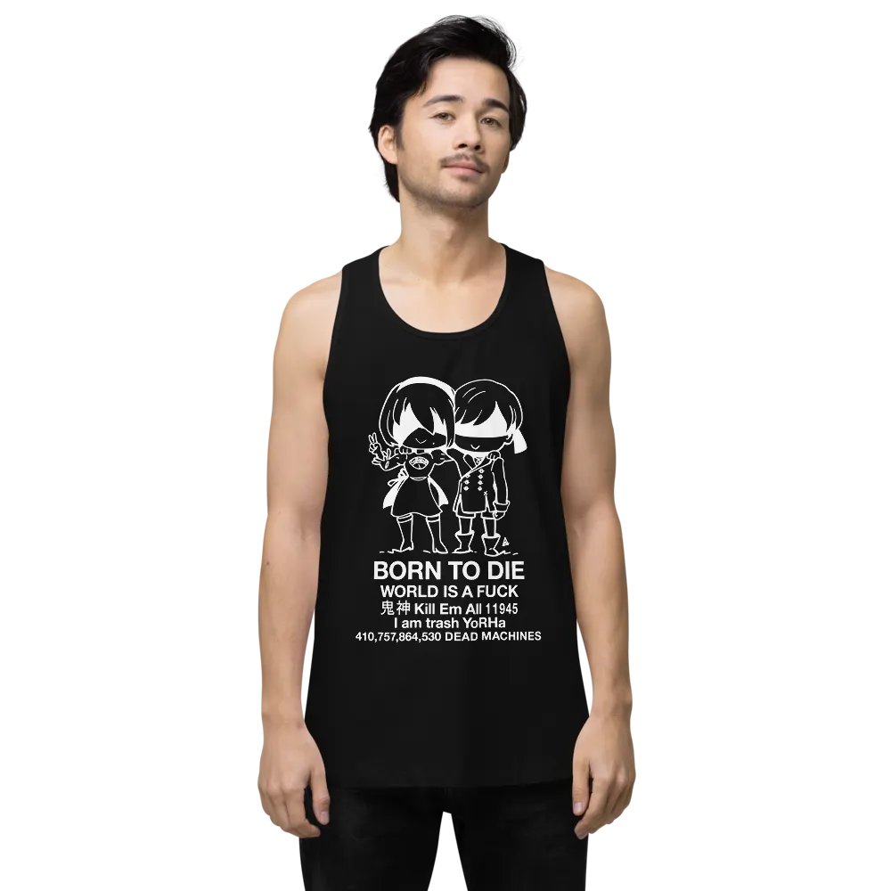 BORN TO DIE - TANKTOP - BLACK product image (2)