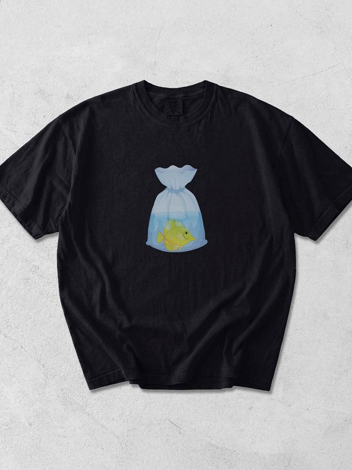 Yellow Tang Fish Bag Shirt – Saltwater Reef Tank Aquarium Enthusiast Graphic Tee product image (1)