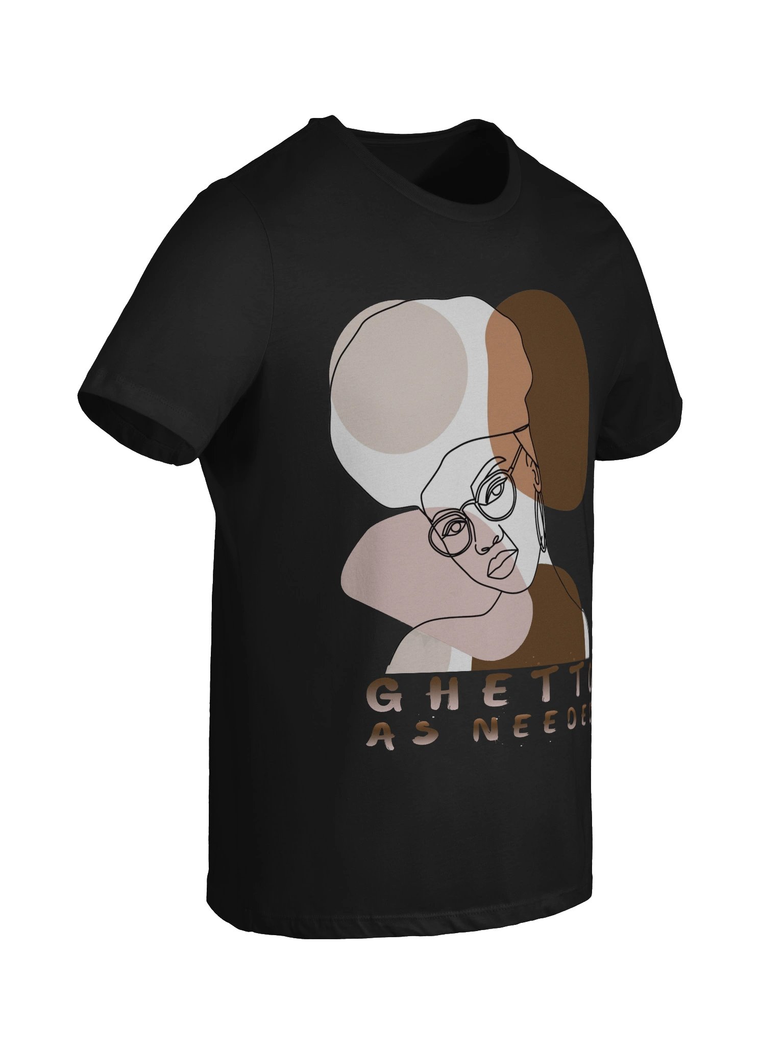 "Ghetto as Needed" Women's T-Shirt. Brainy and a bit edgy. product image (4)