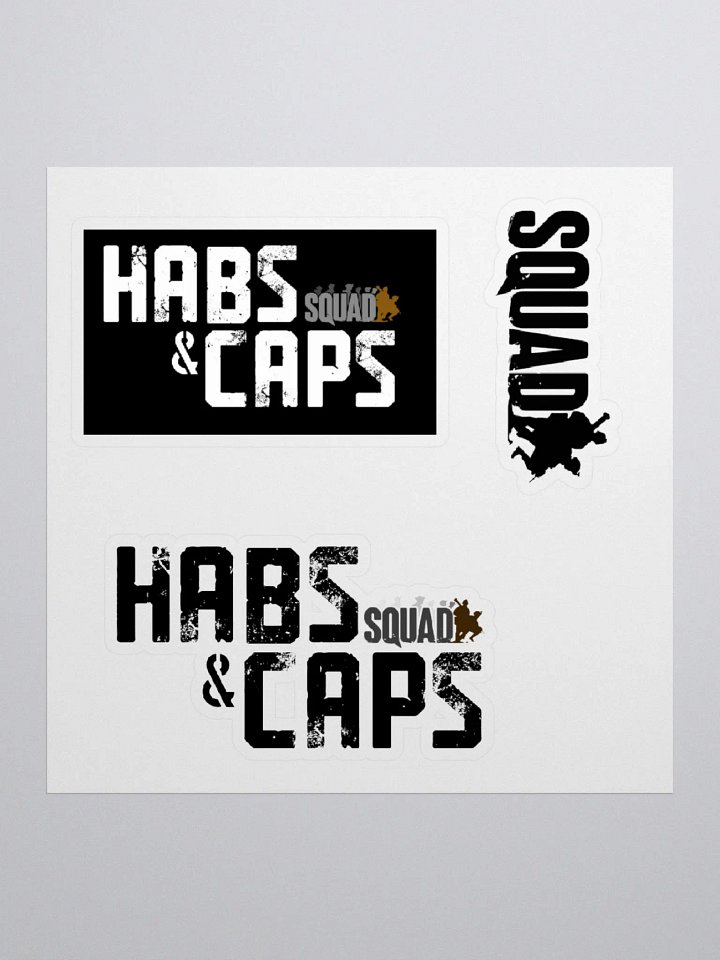 Squad Habs & Caps Sticker Sheet 1 product image (1)