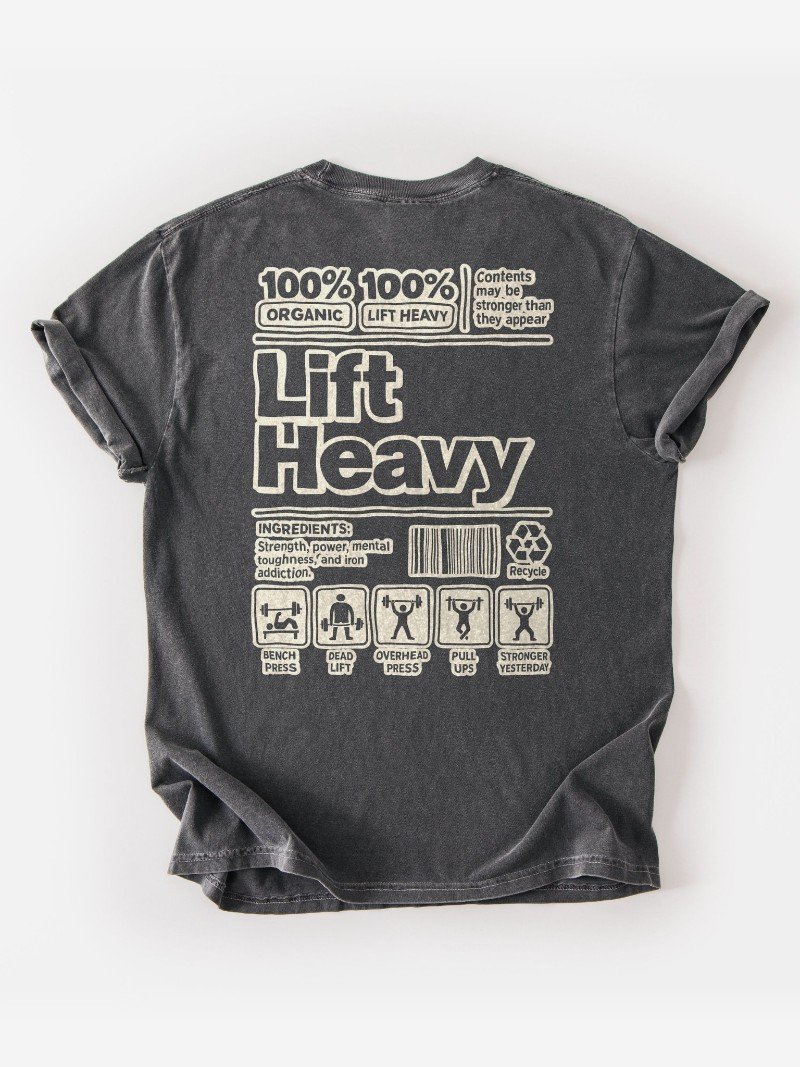 Lift Heavy Oversized Gym Tee | Gym Shirt for Men product image (1)