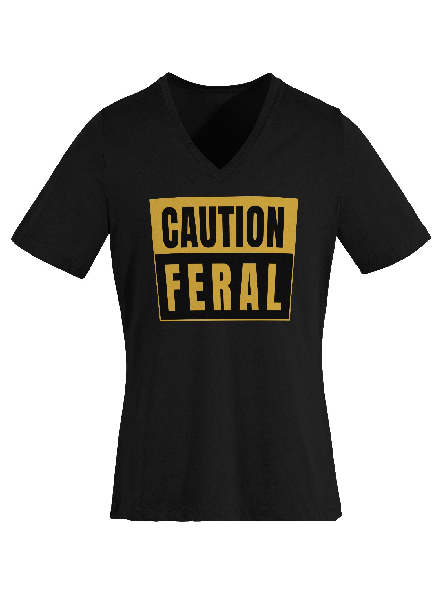 Caution Feral V-Neck Tee product image (26)