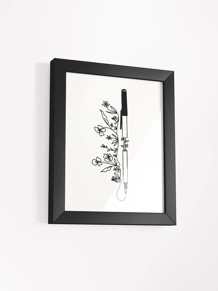 Free Writing Framed Art Print product image (2)