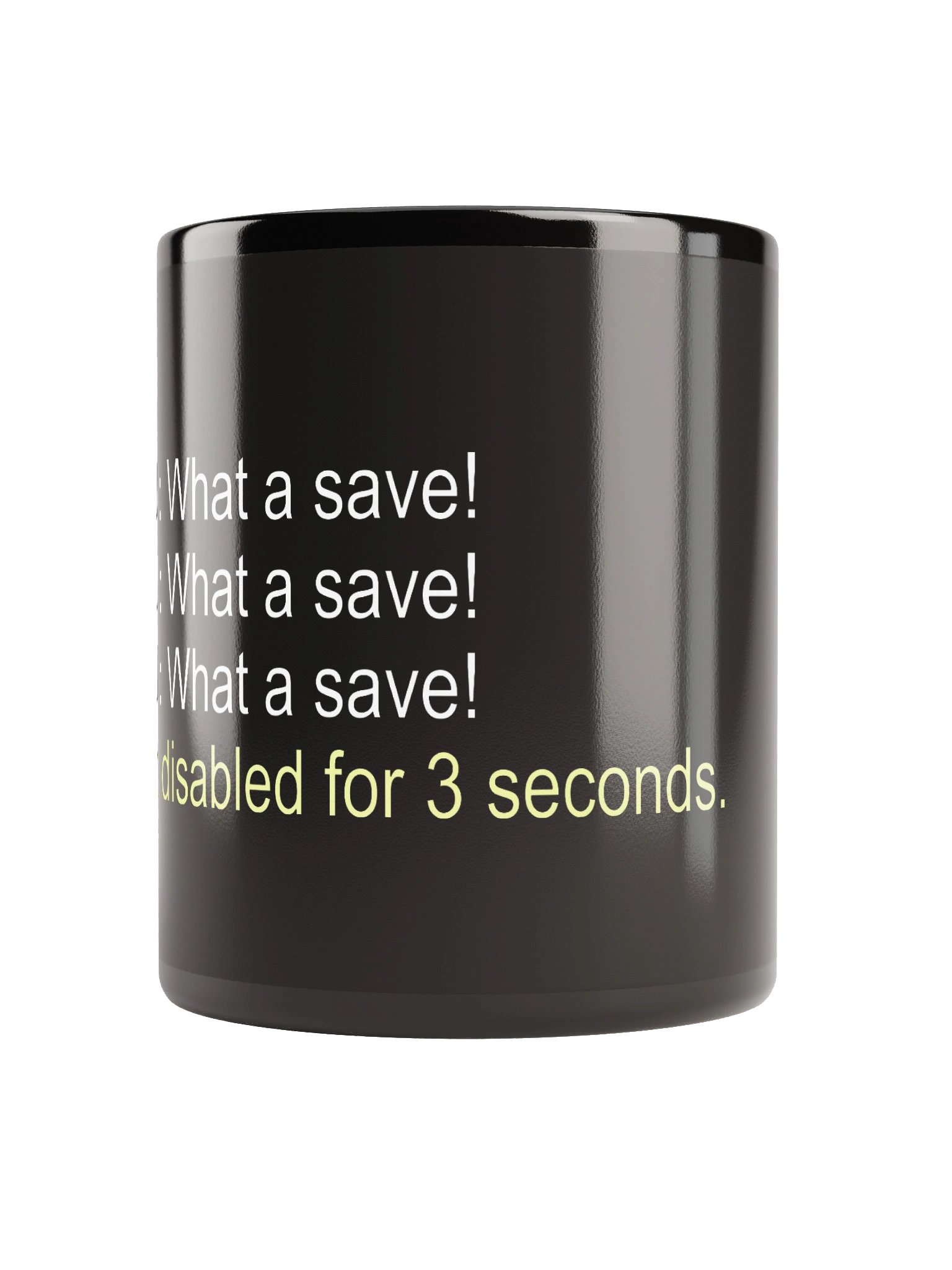 What A Save! Black Mug product image (2)