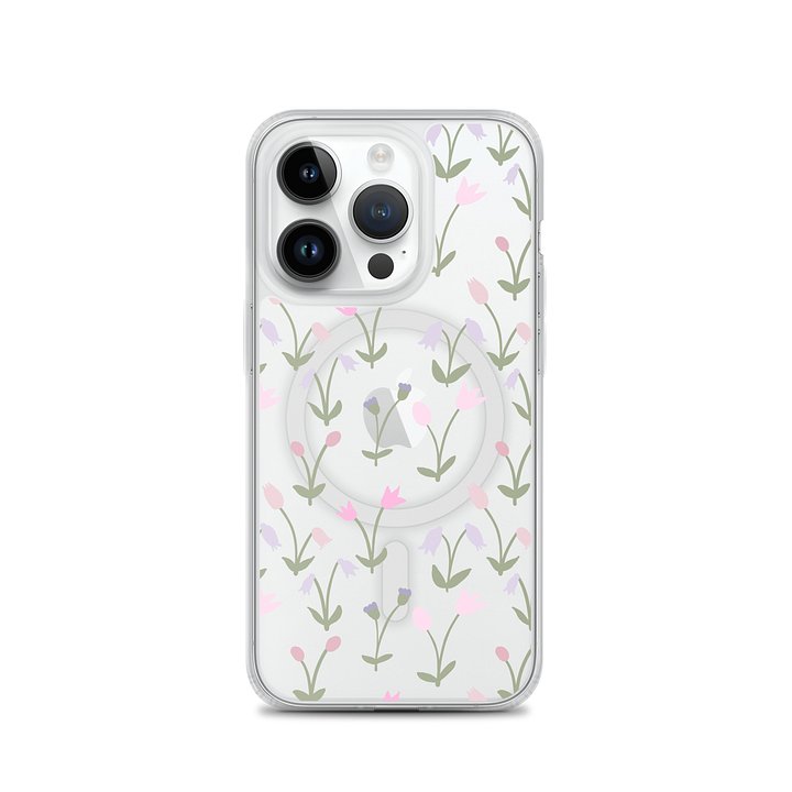 TULIPS AND BLUE BELLS GARDEN MagSafe® Clear Case product image (3)